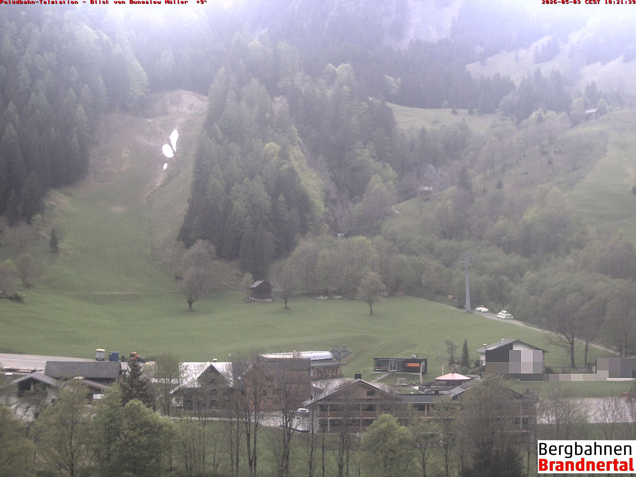 Blick auf Palüdbahn von Bungalow Müller