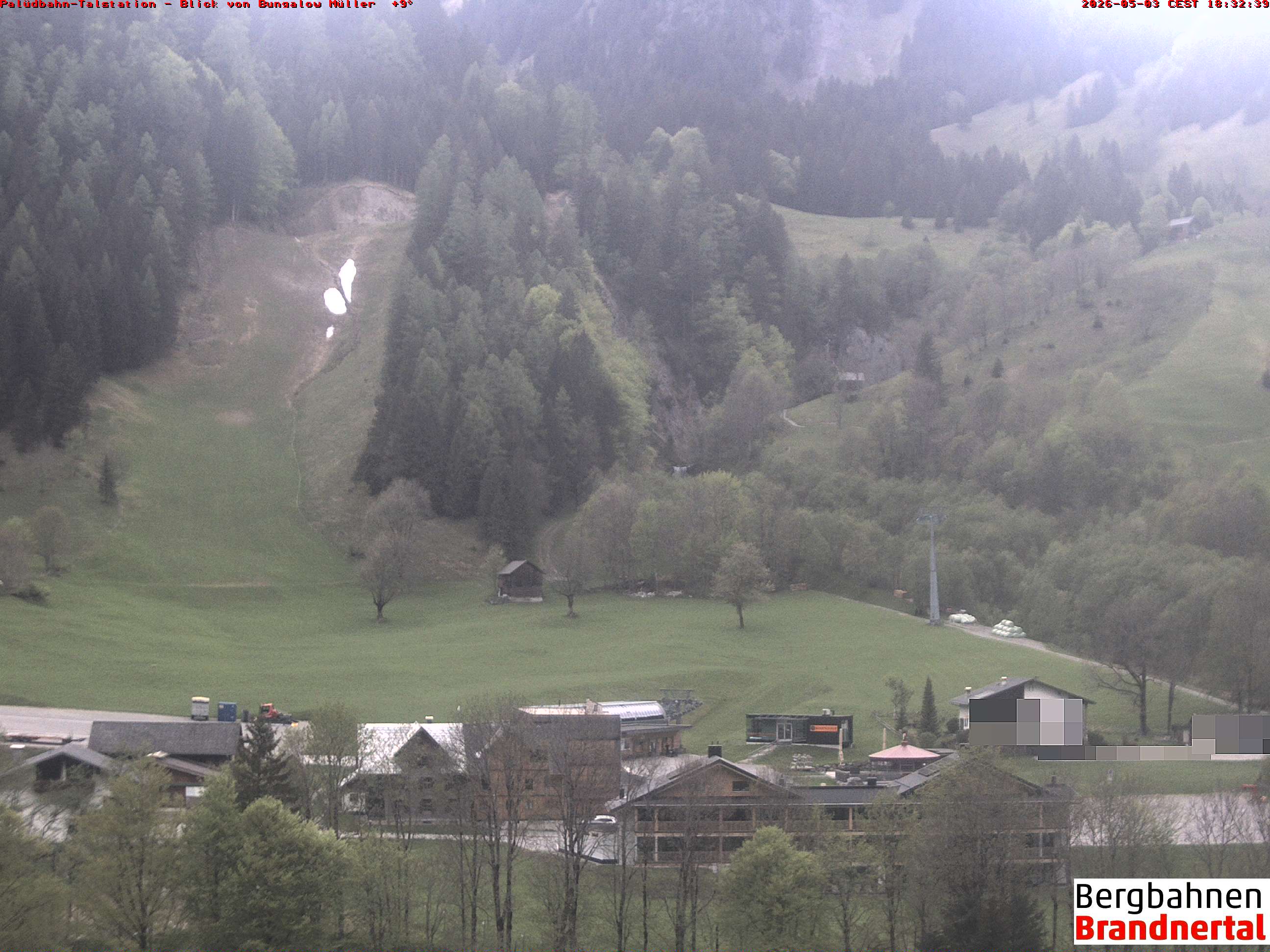Blick auf Palüdbahn von Bungalow Müller