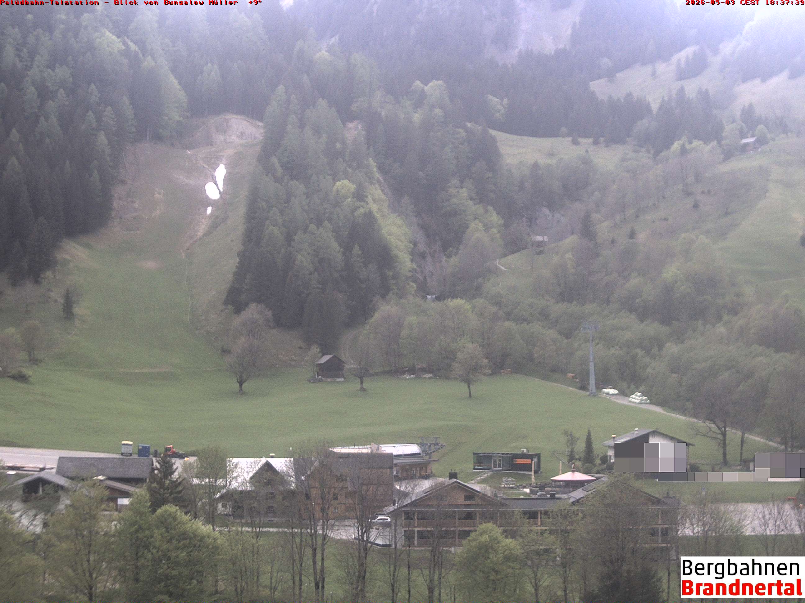 Blick auf Palüdbahn von Bungalow Müller