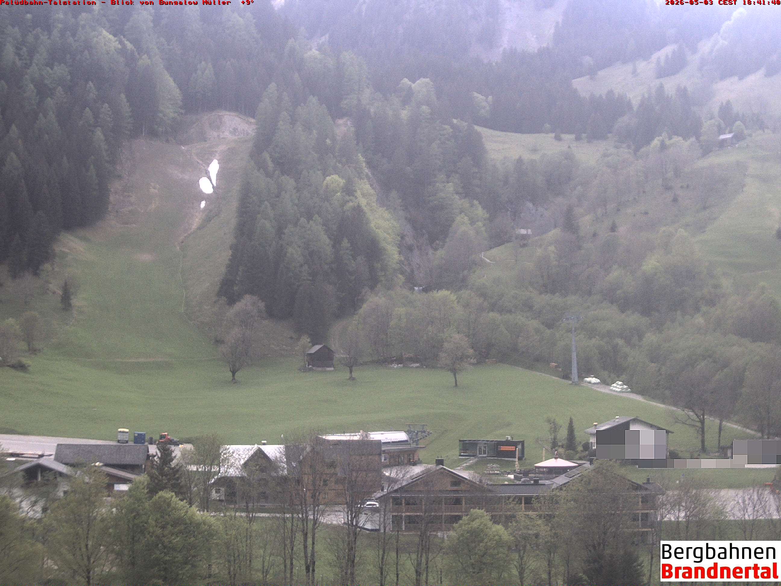 Blick auf Palüdbahn von Bungalow Müller