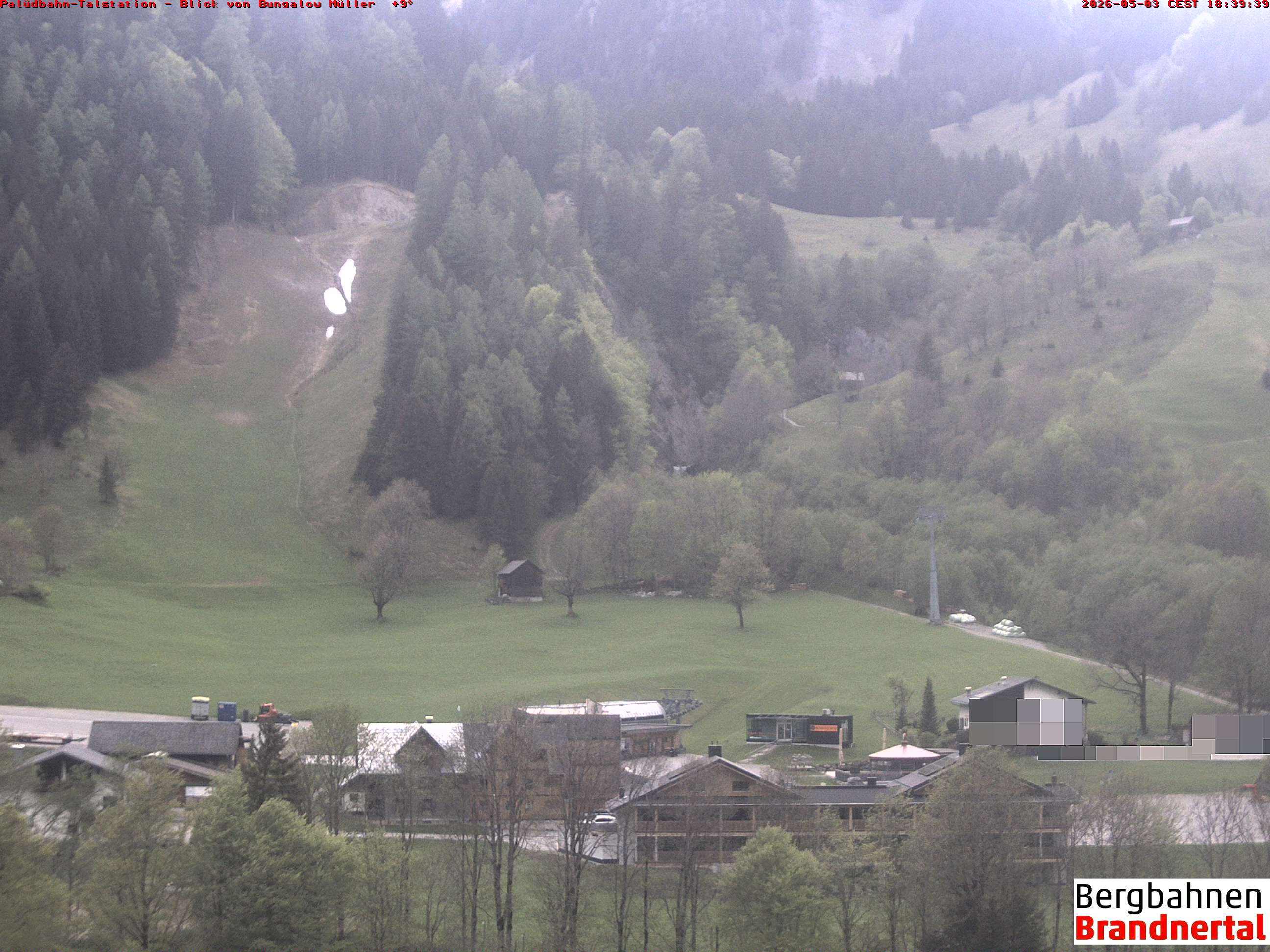 Blick auf Palüdbahn von Bungalow Müller