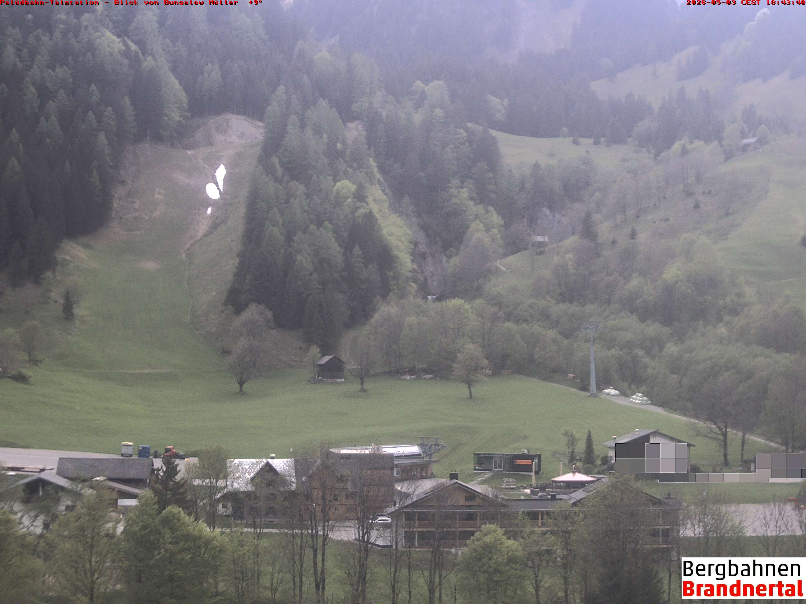 Blick auf Palüdbahn von Bungalow Müller