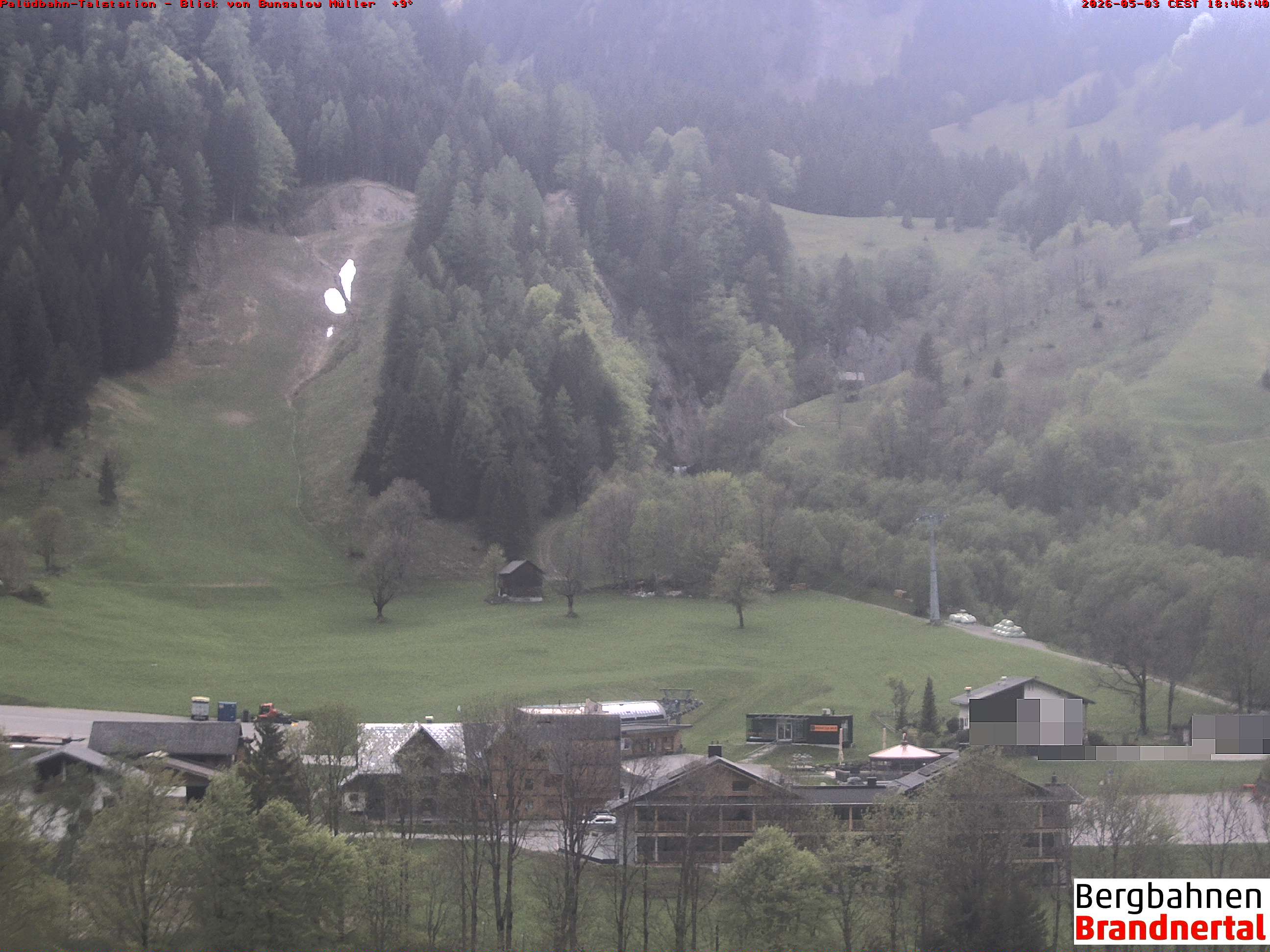 Blick auf Palüdbahn von Bungalow Müller