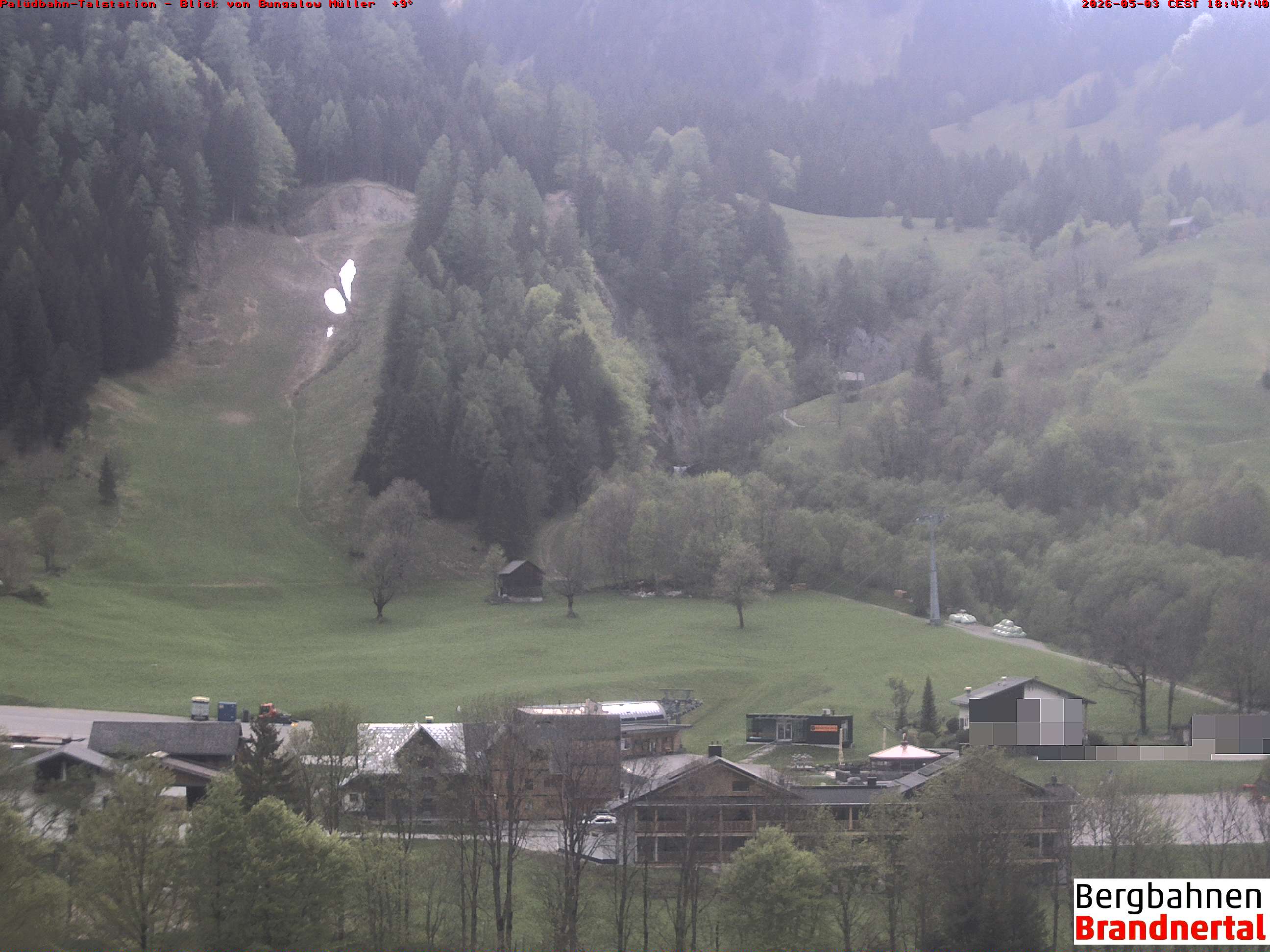 Blick auf Palüdbahn von Bungalow Müller