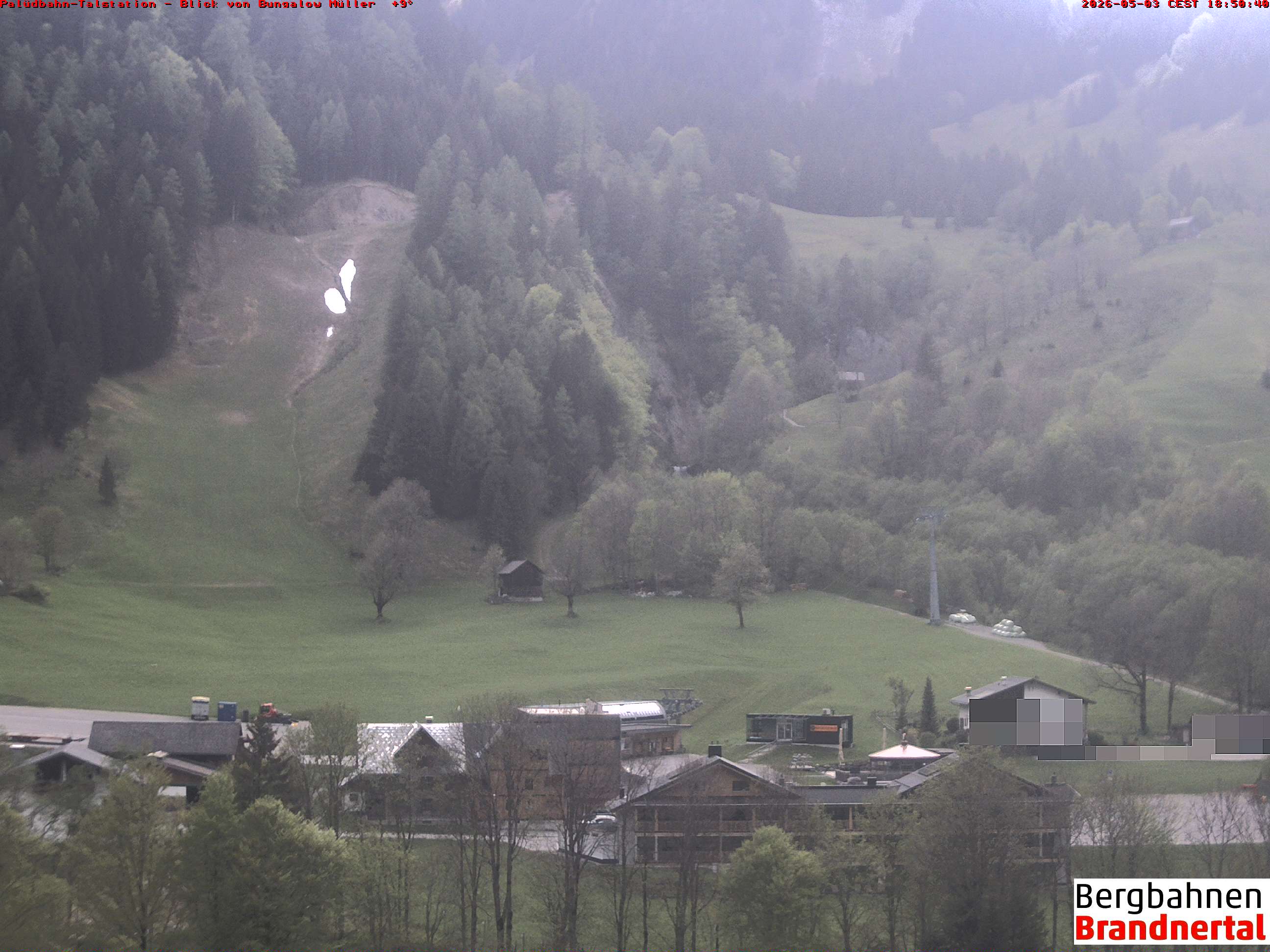 Blick auf Palüdbahn von Bungalow Müller