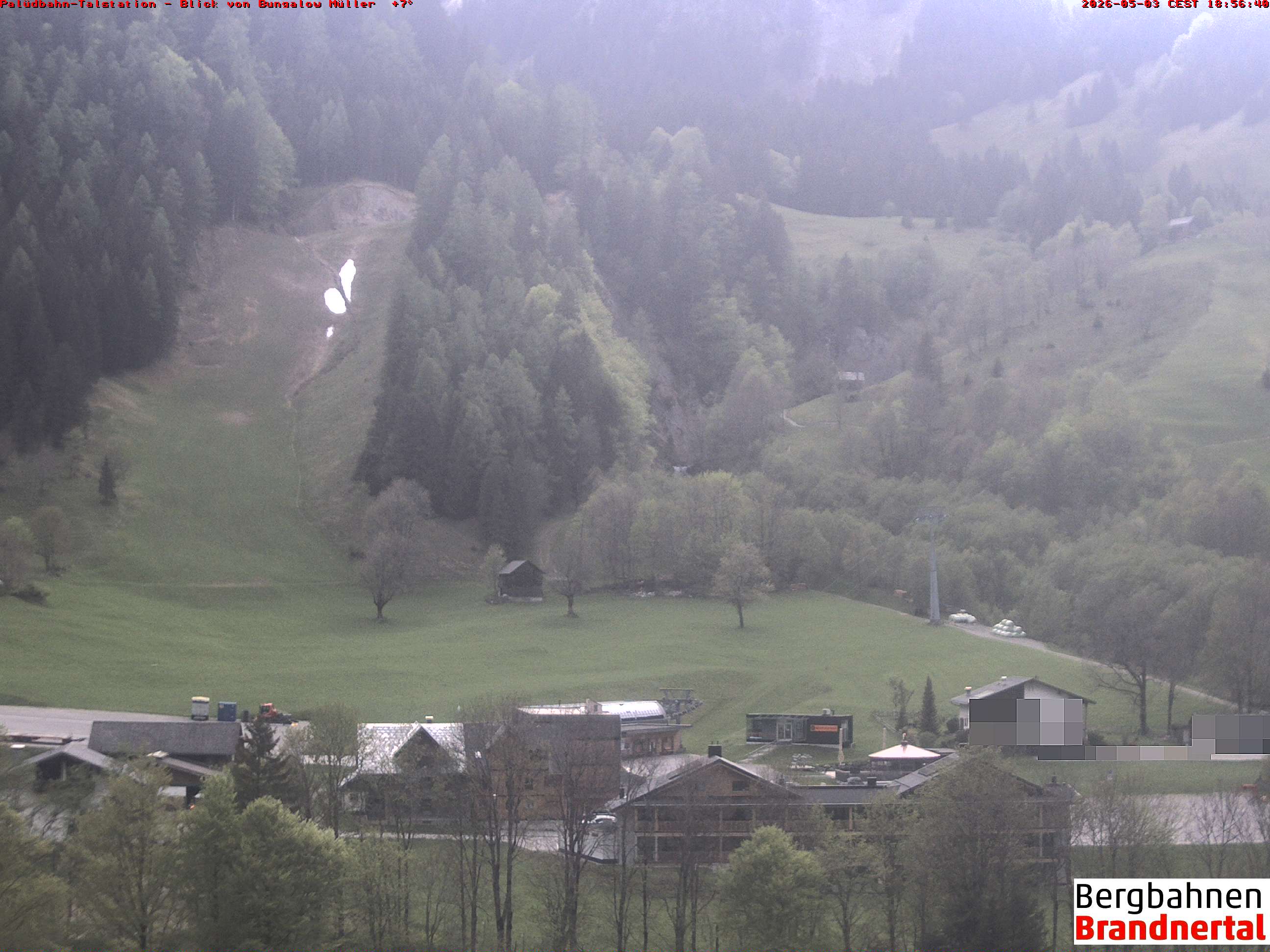 Blick auf Palüdbahn von Bungalow Müller