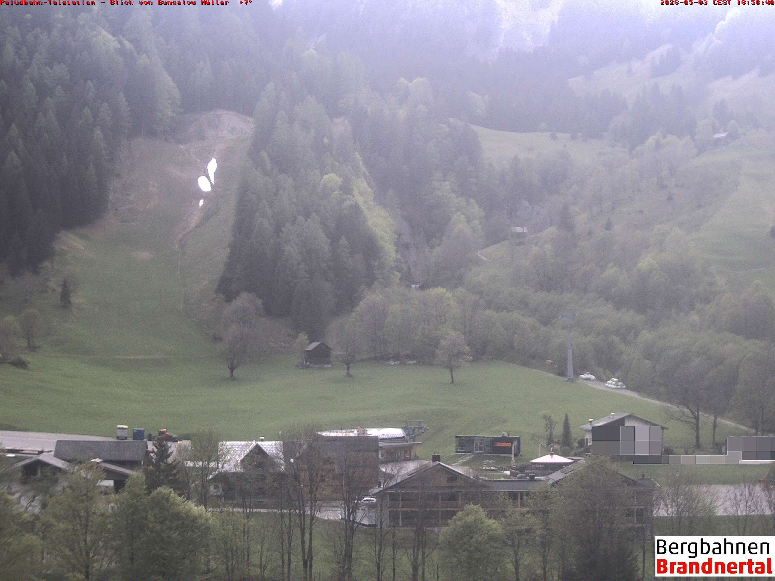 Blick auf Palüdbahn von Bungalow Müller