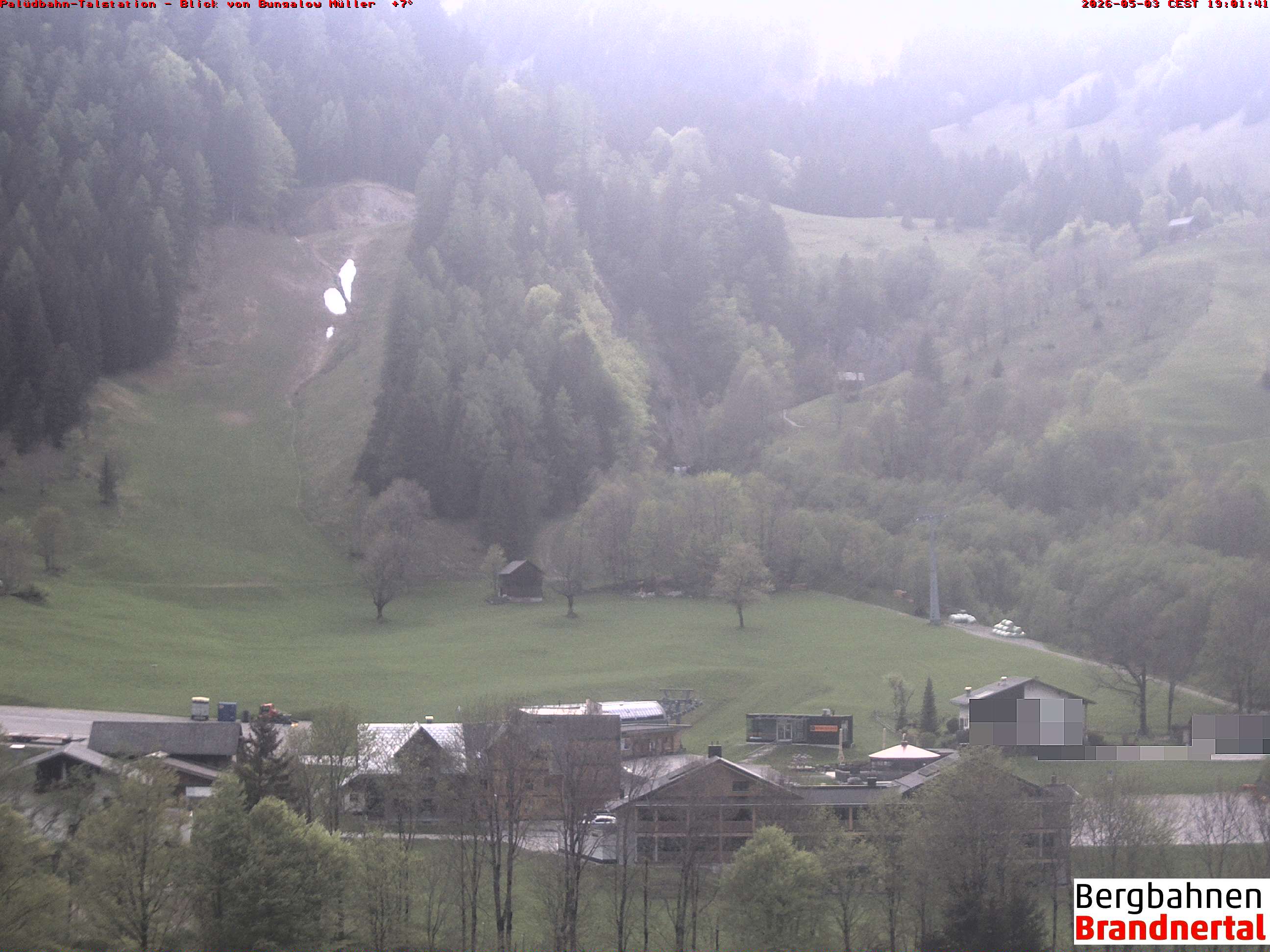 Blick auf Palüdbahn von Bungalow Müller