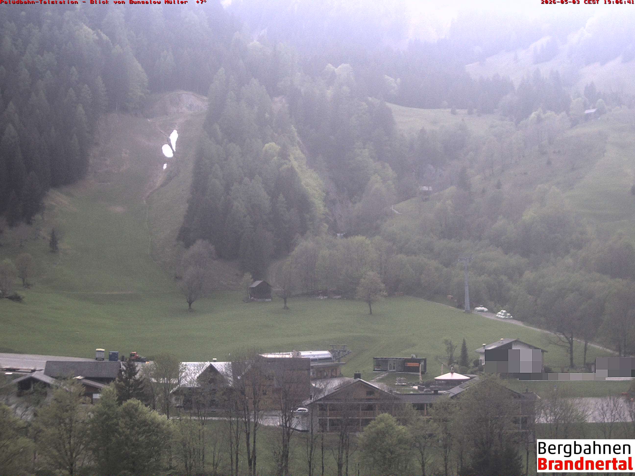 Blick auf Palüdbahn von Bungalow Müller