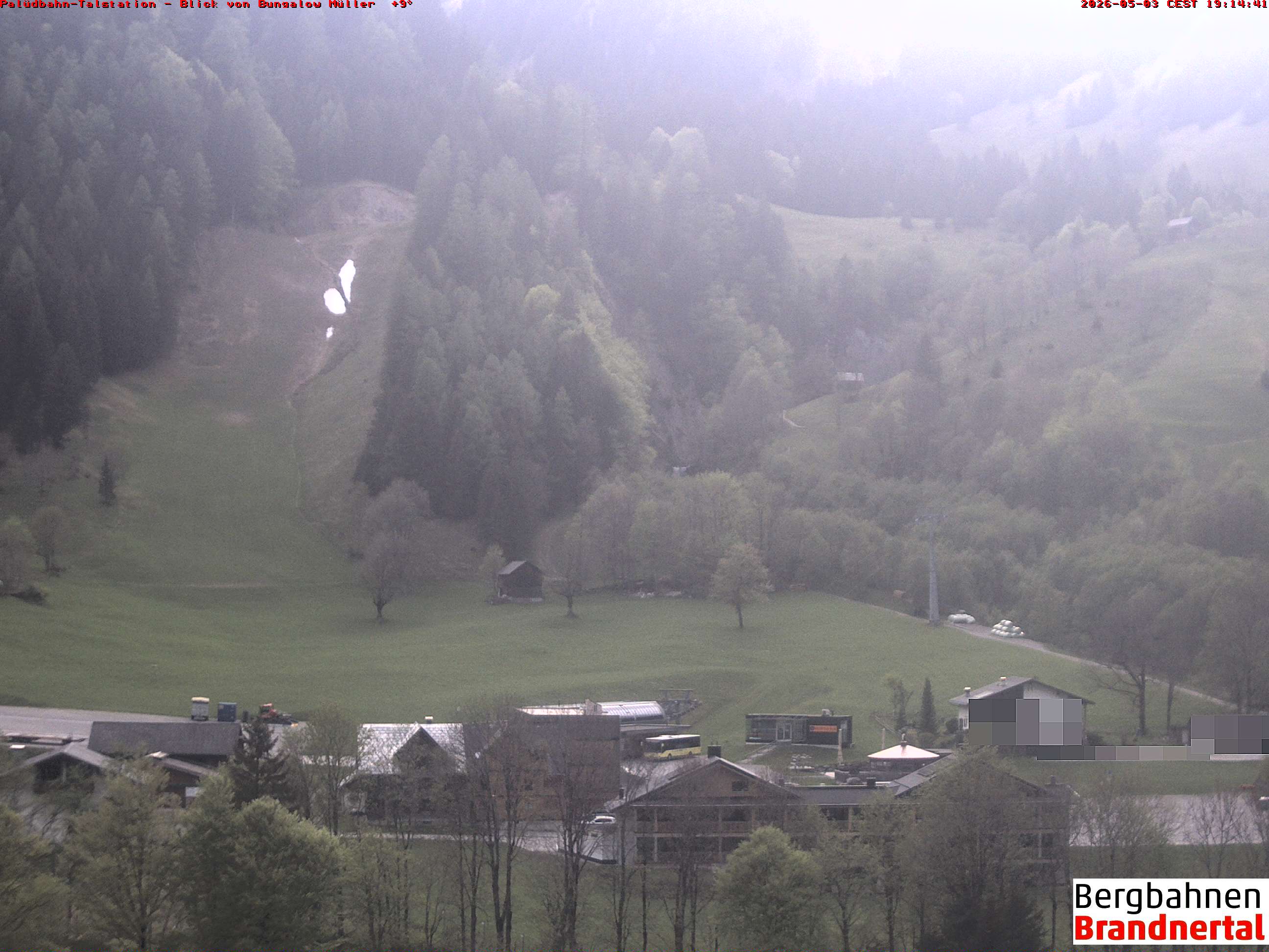Blick auf Palüdbahn von Bungalow Müller