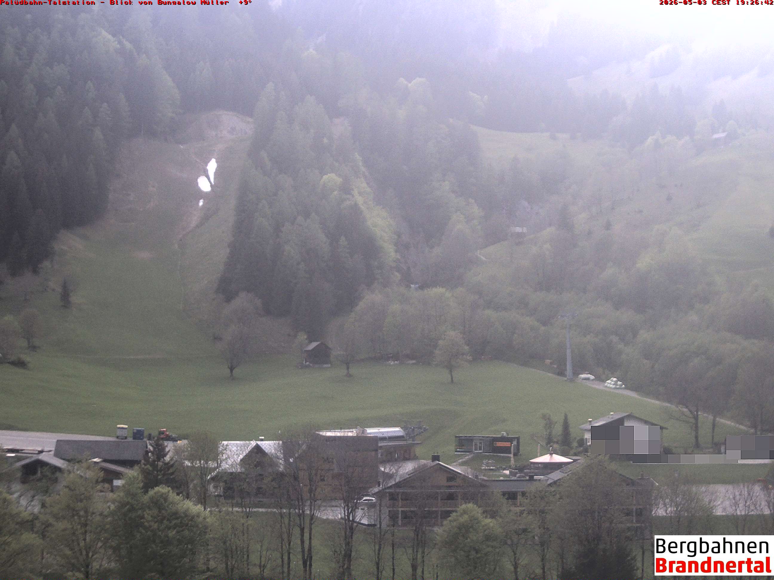 Blick auf Palüdbahn von Bungalow Müller