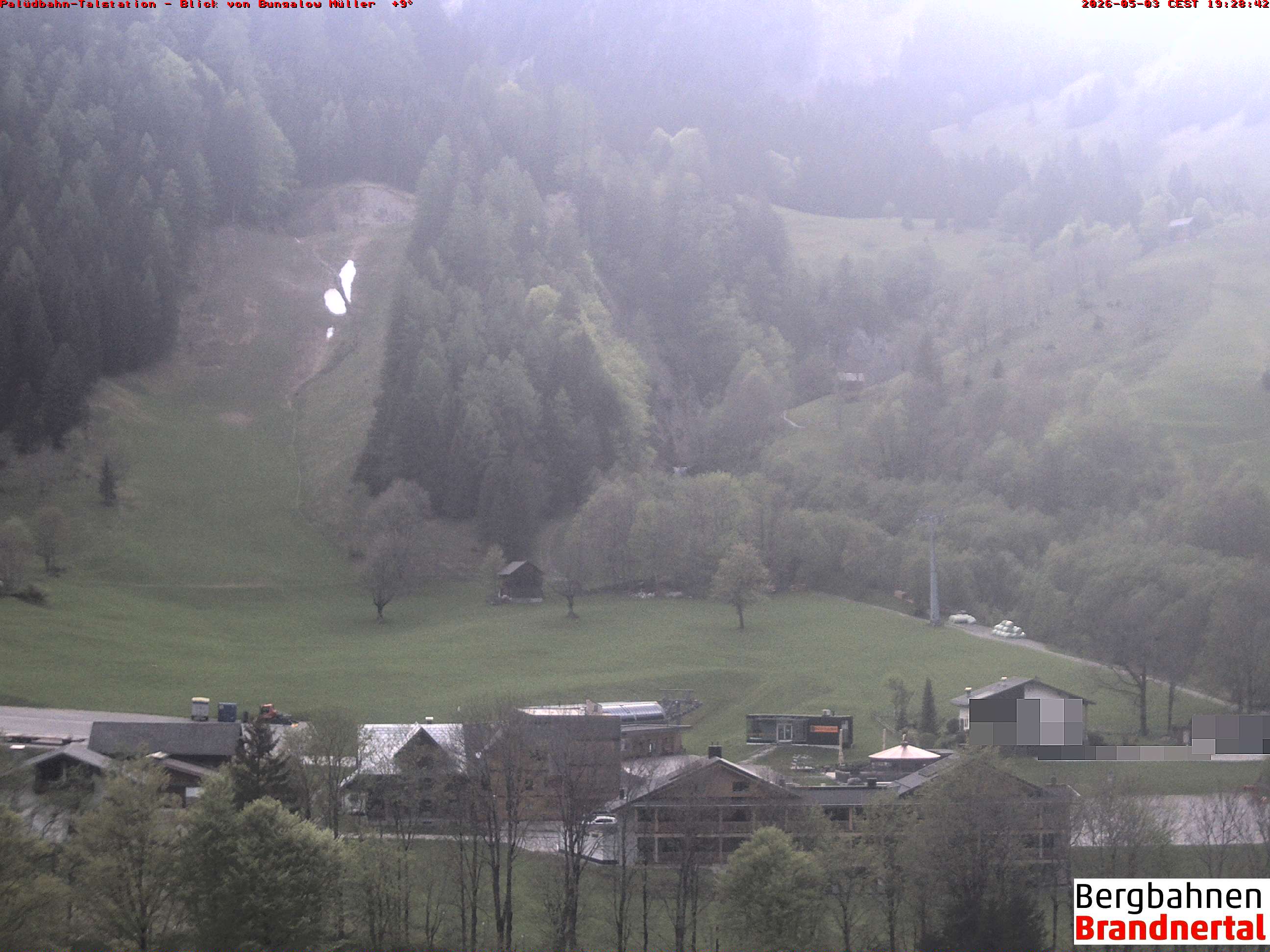 Blick auf Palüdbahn von Bungalow Müller