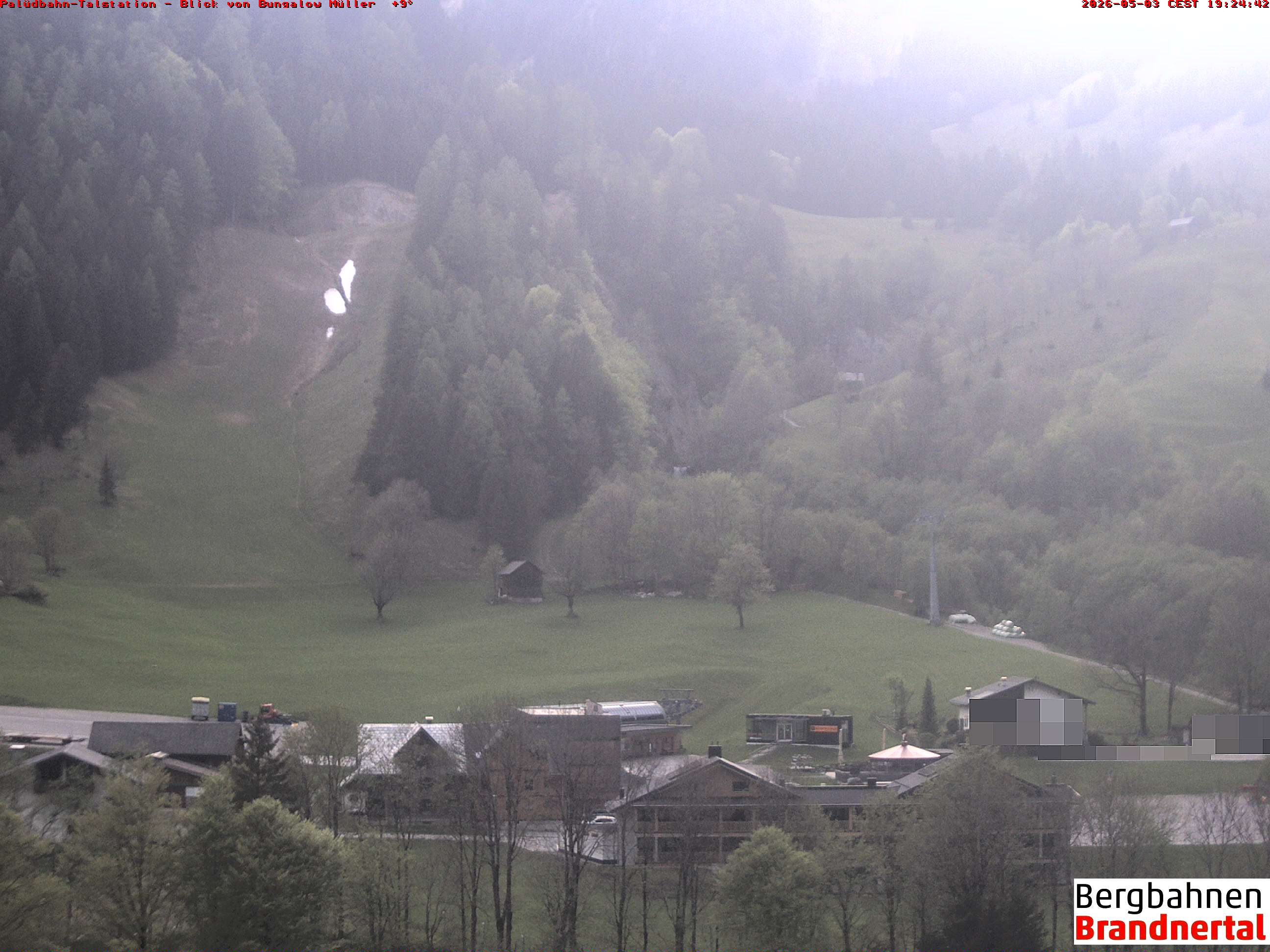 Blick auf Palüdbahn von Bungalow Müller