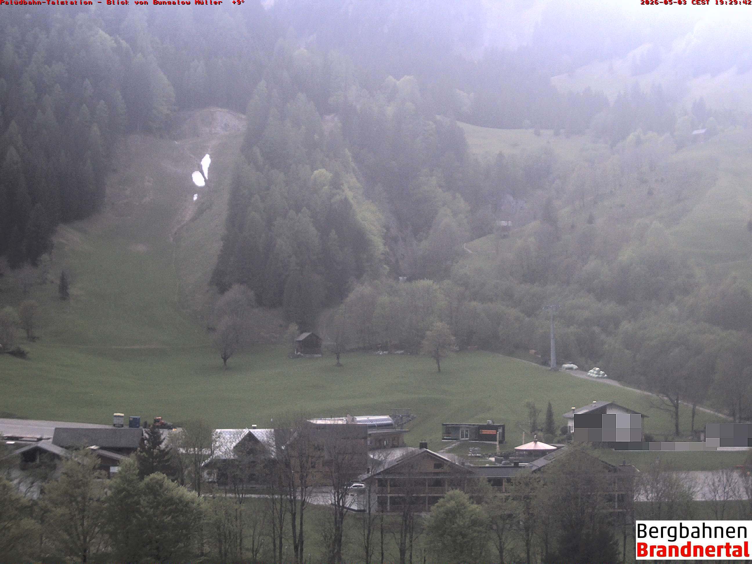 Blick auf Palüdbahn von Bungalow Müller