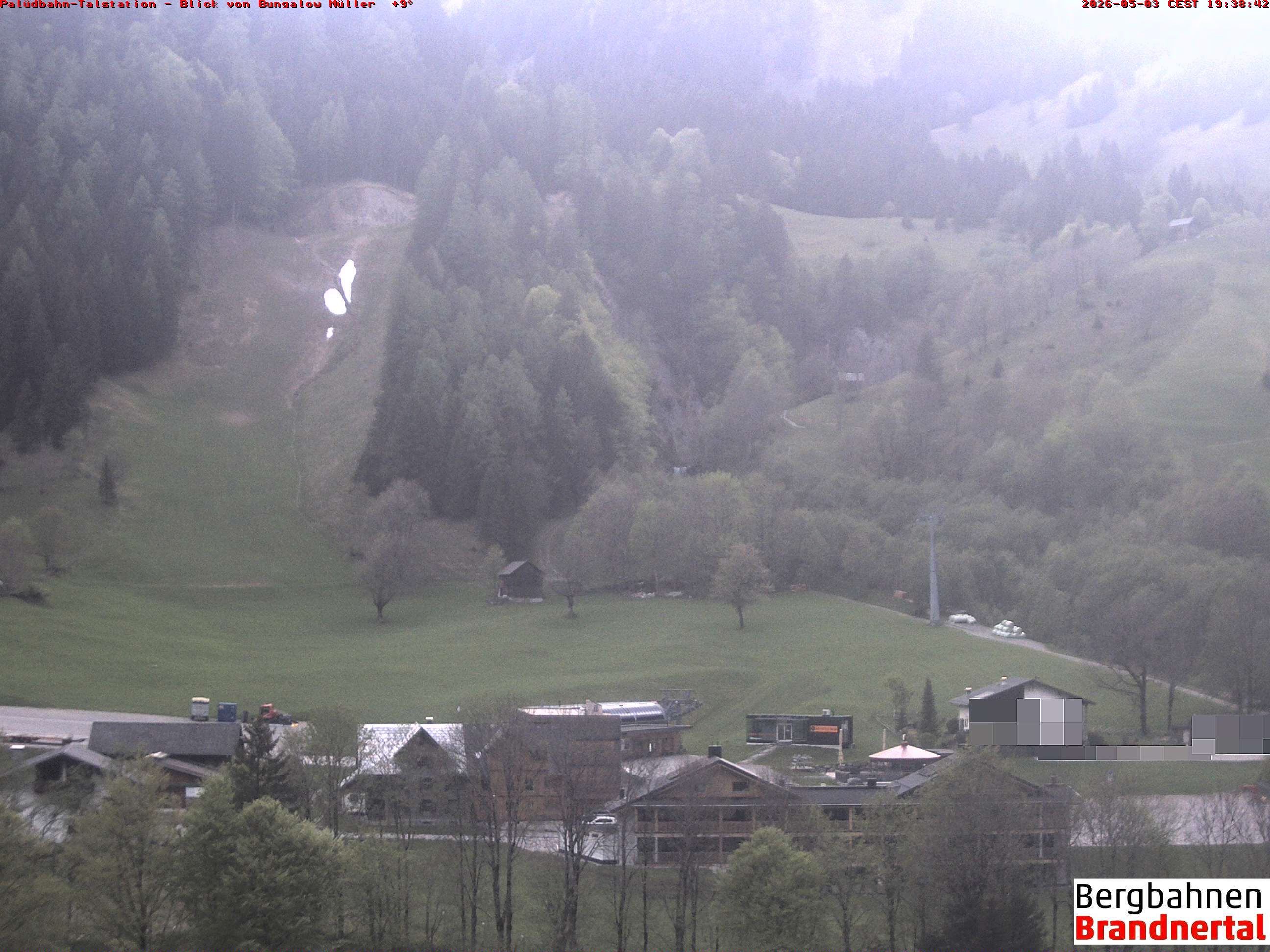 Blick auf Palüdbahn von Bungalow Müller