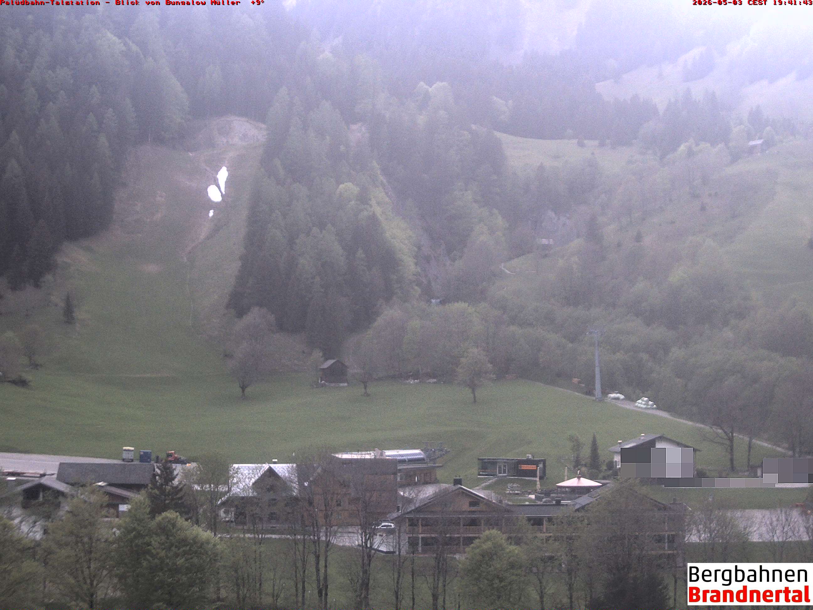 Blick auf Palüdbahn von Bungalow Müller