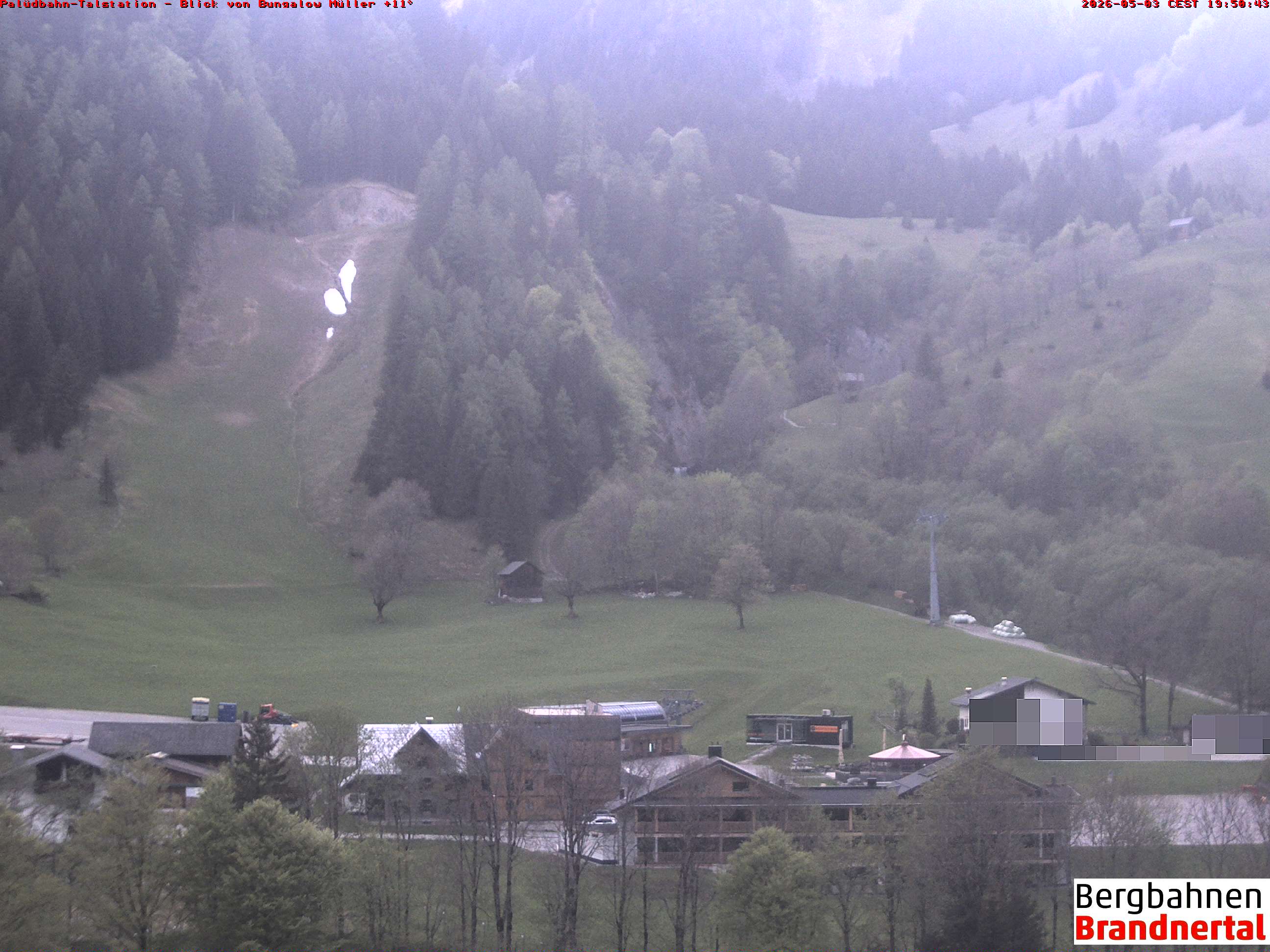 Blick auf Palüdbahn von Bungalow Müller