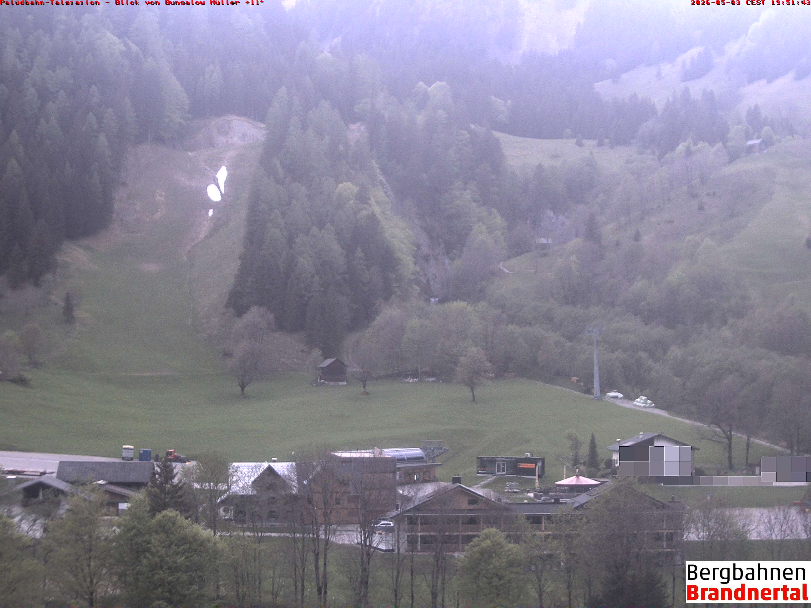 Blick auf Palüdbahn von Bungalow Müller