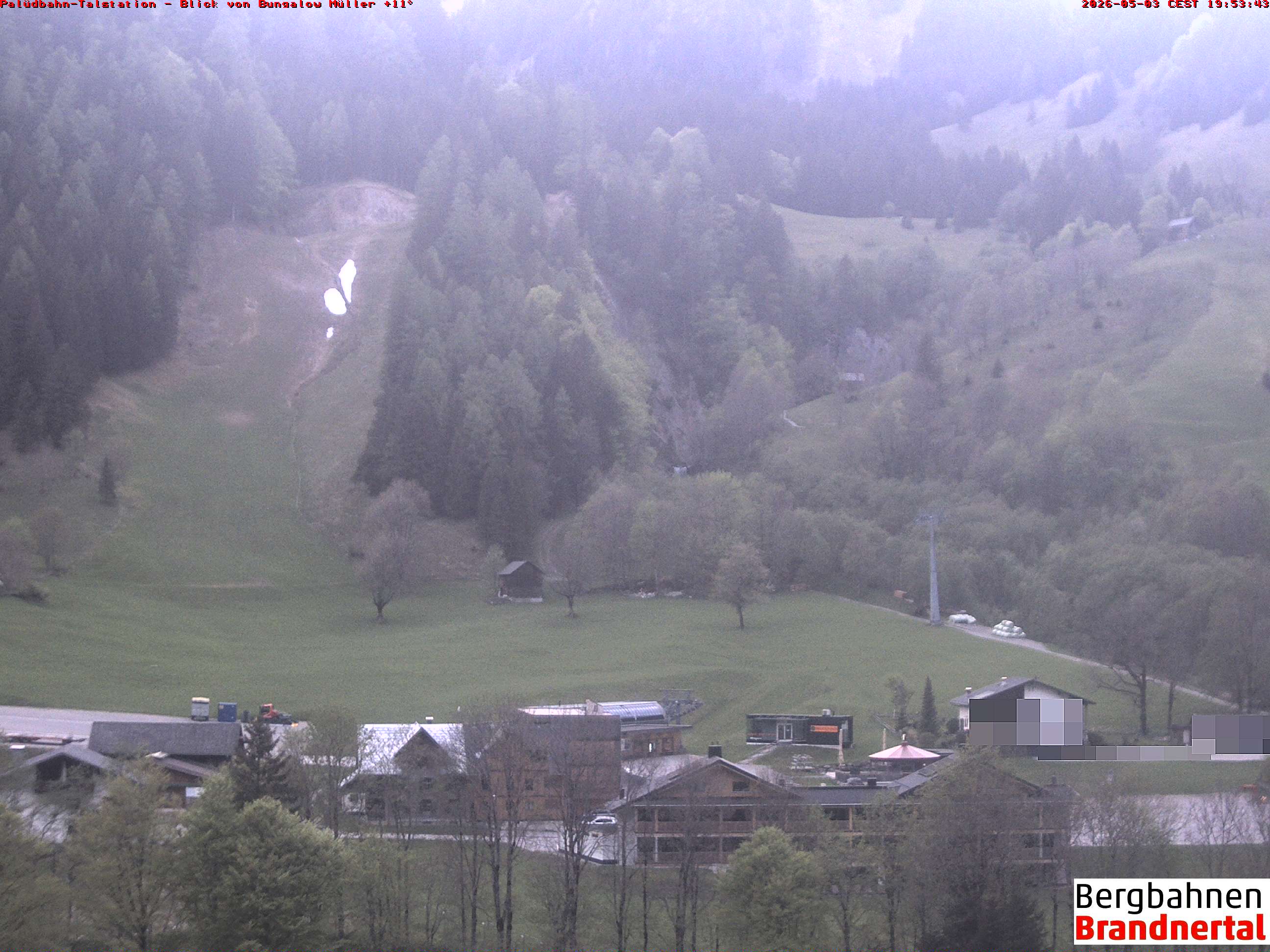 Blick auf Palüdbahn von Bungalow Müller