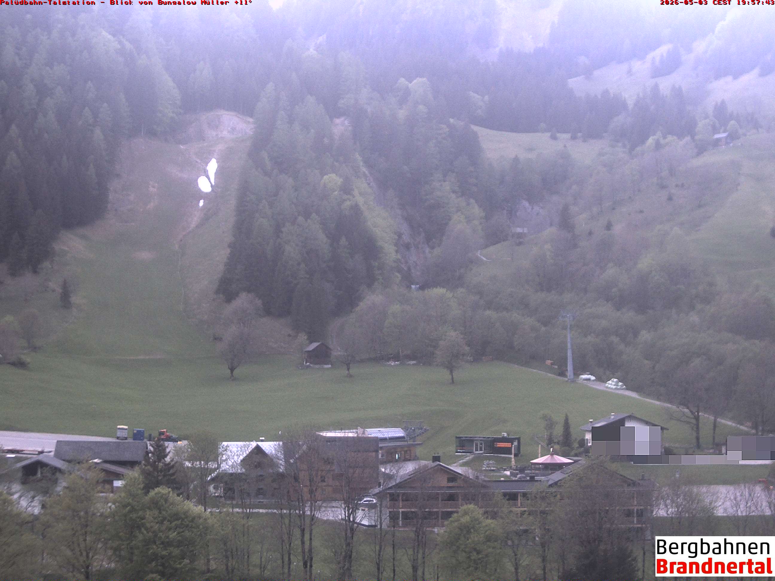 Blick auf Palüdbahn von Bungalow Müller
