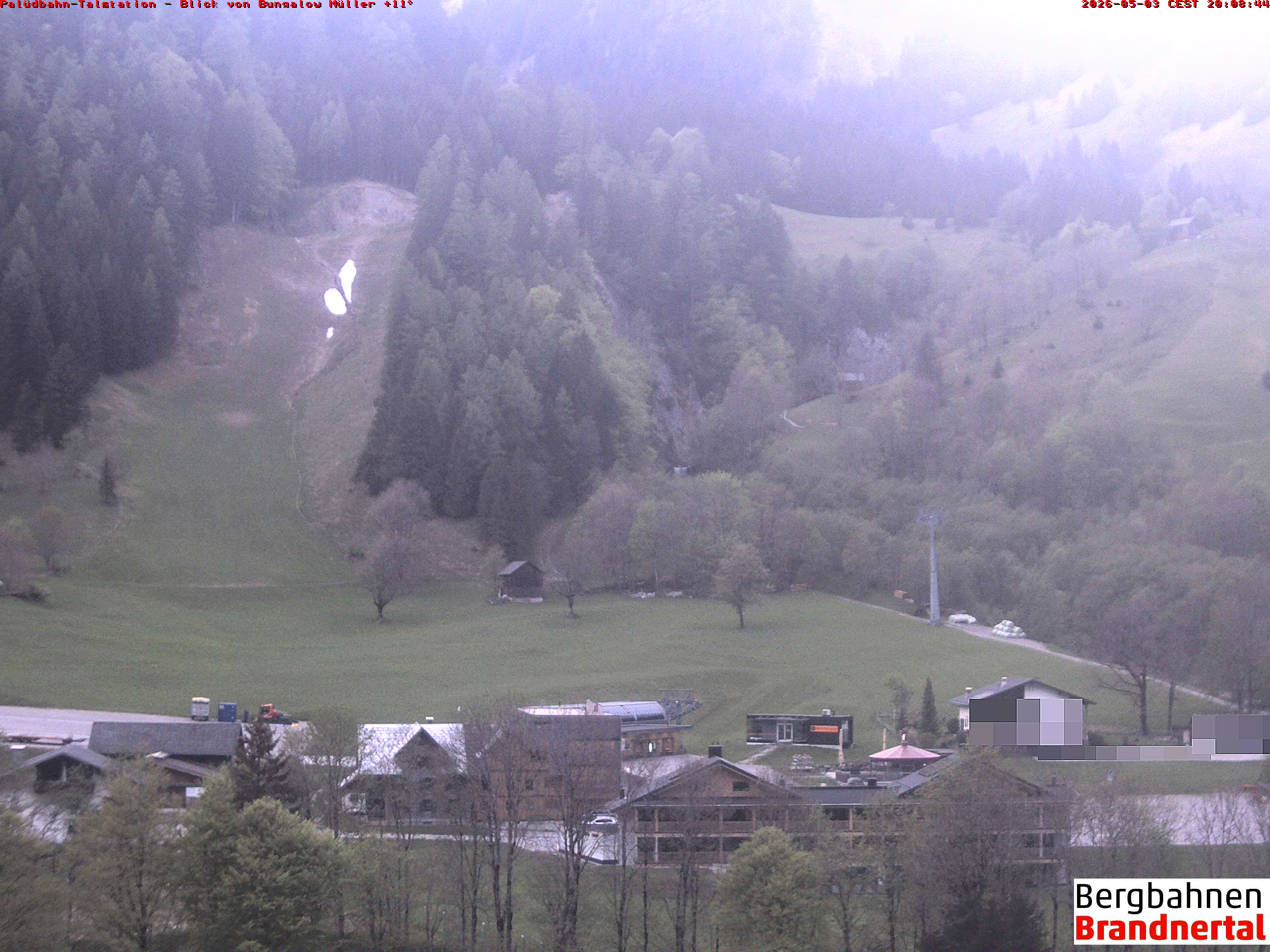 Blick auf Palüdbahn von Bungalow Müller