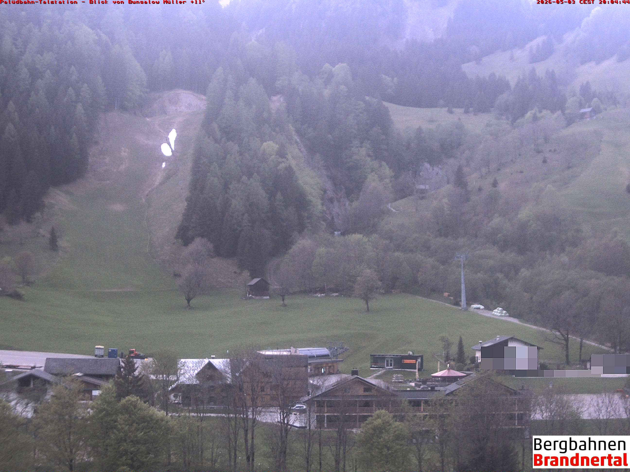 Blick auf Palüdbahn von Bungalow Müller