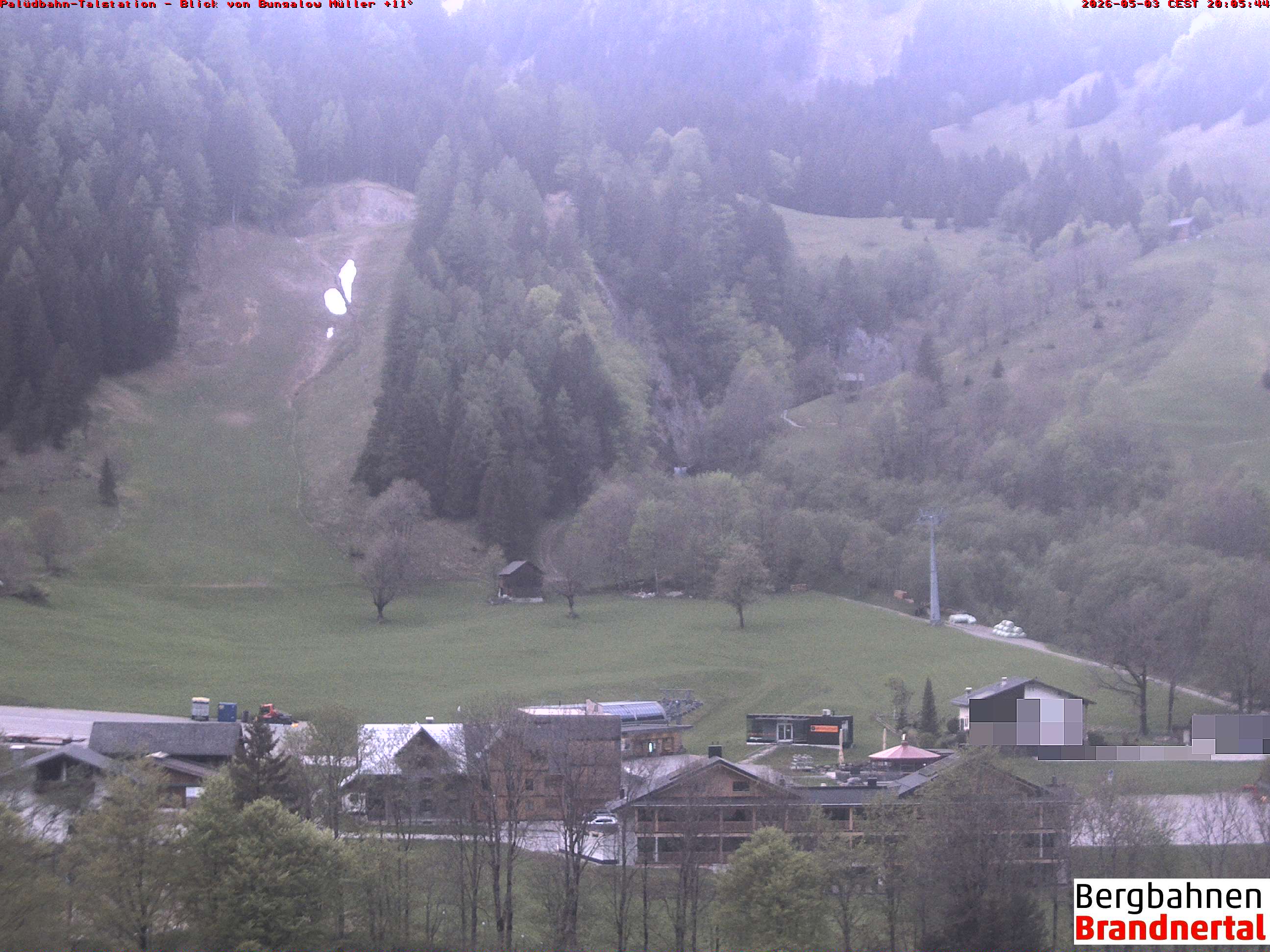 Blick auf Palüdbahn von Bungalow Müller
