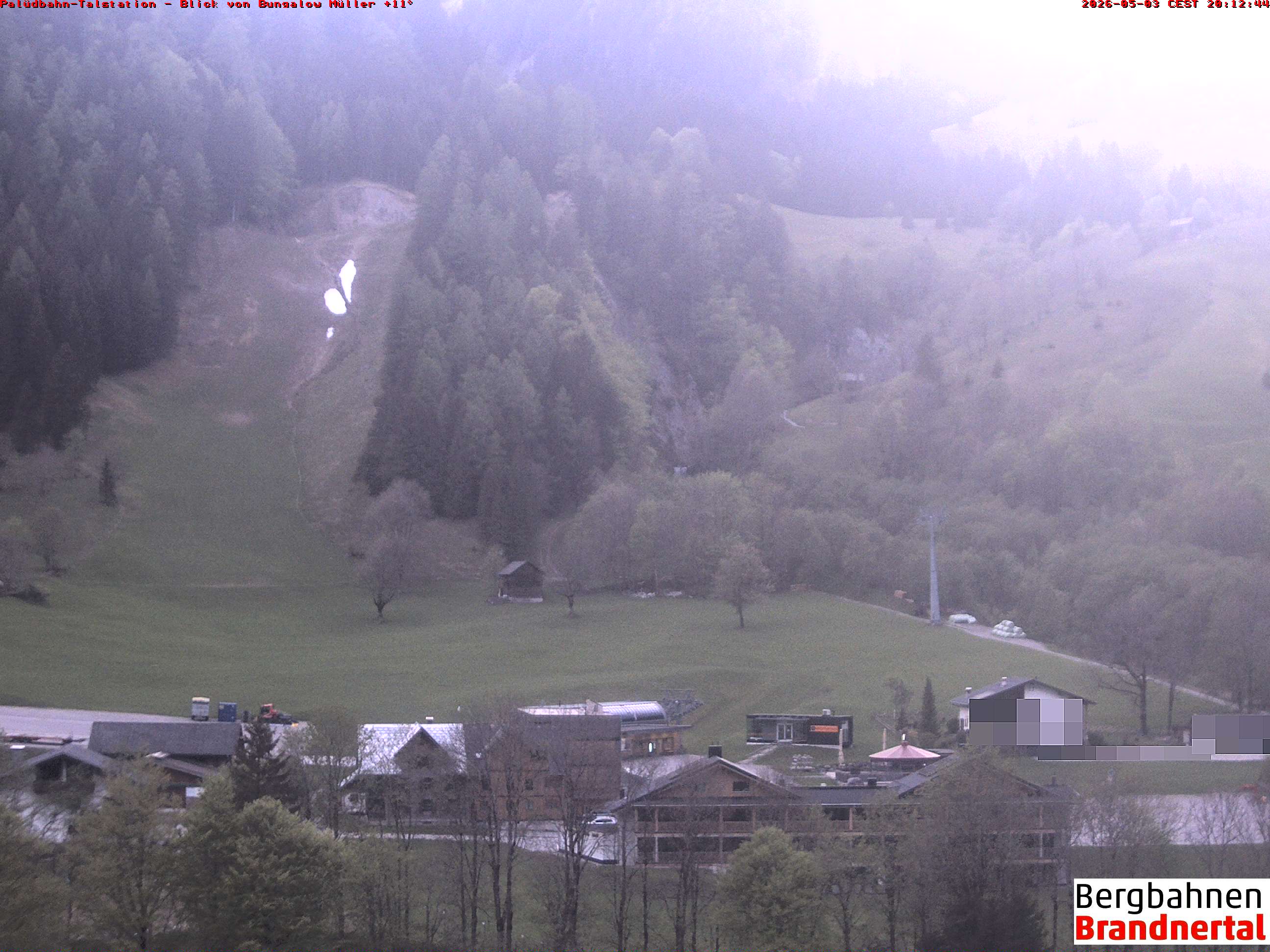 Blick auf Palüdbahn von Bungalow Müller