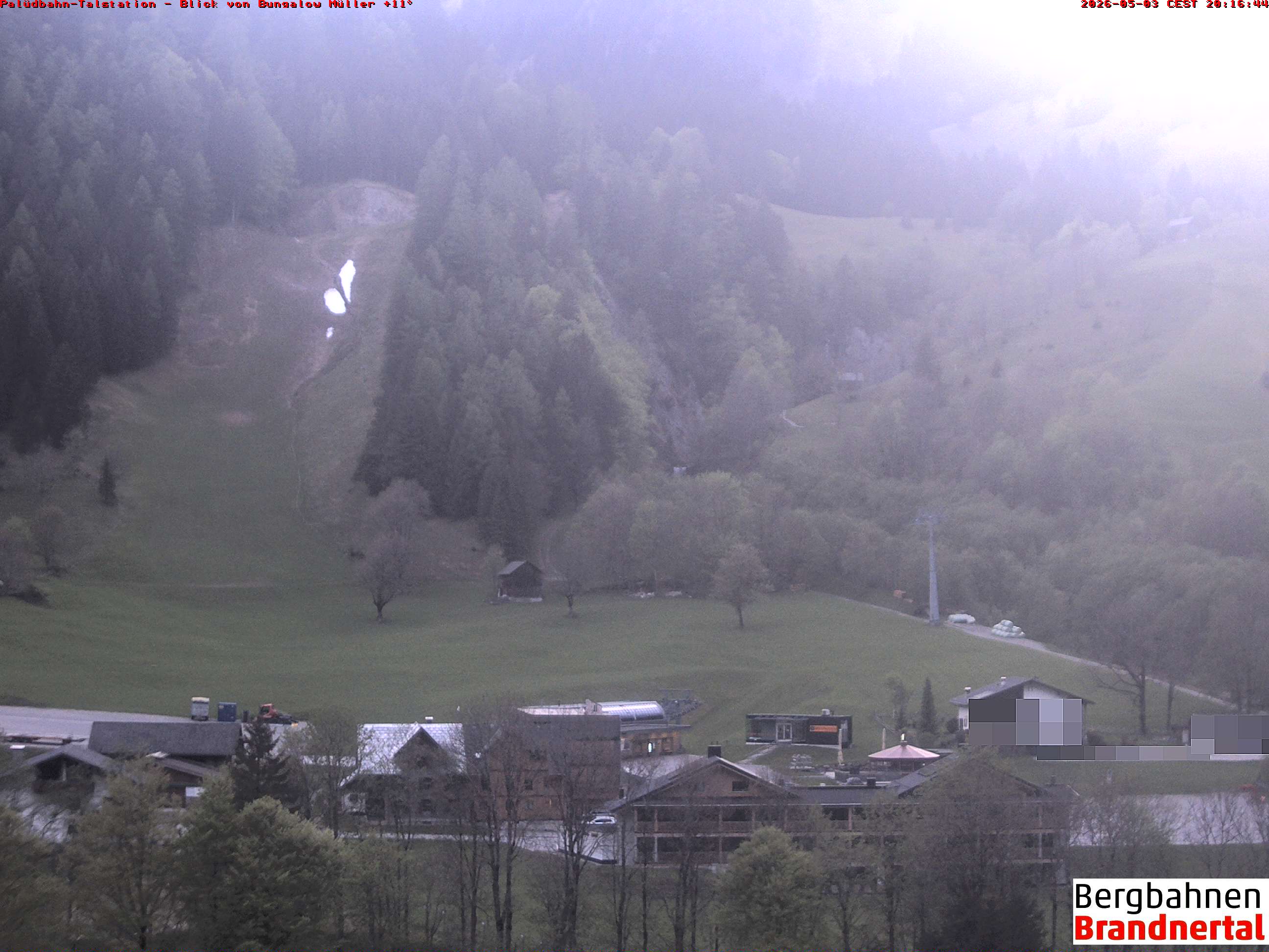 Blick auf Palüdbahn von Bungalow Müller