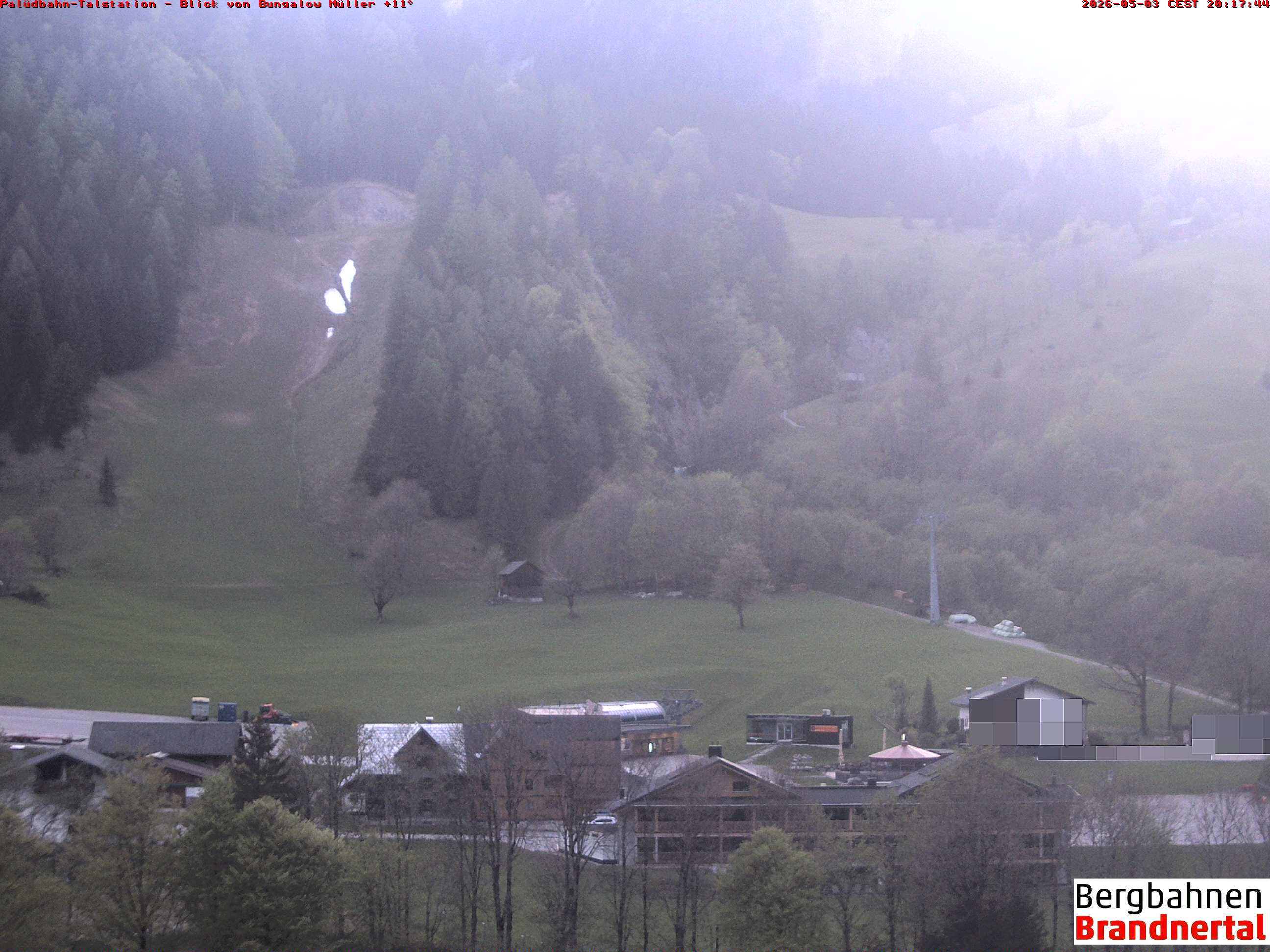 Blick auf Palüdbahn von Bungalow Müller