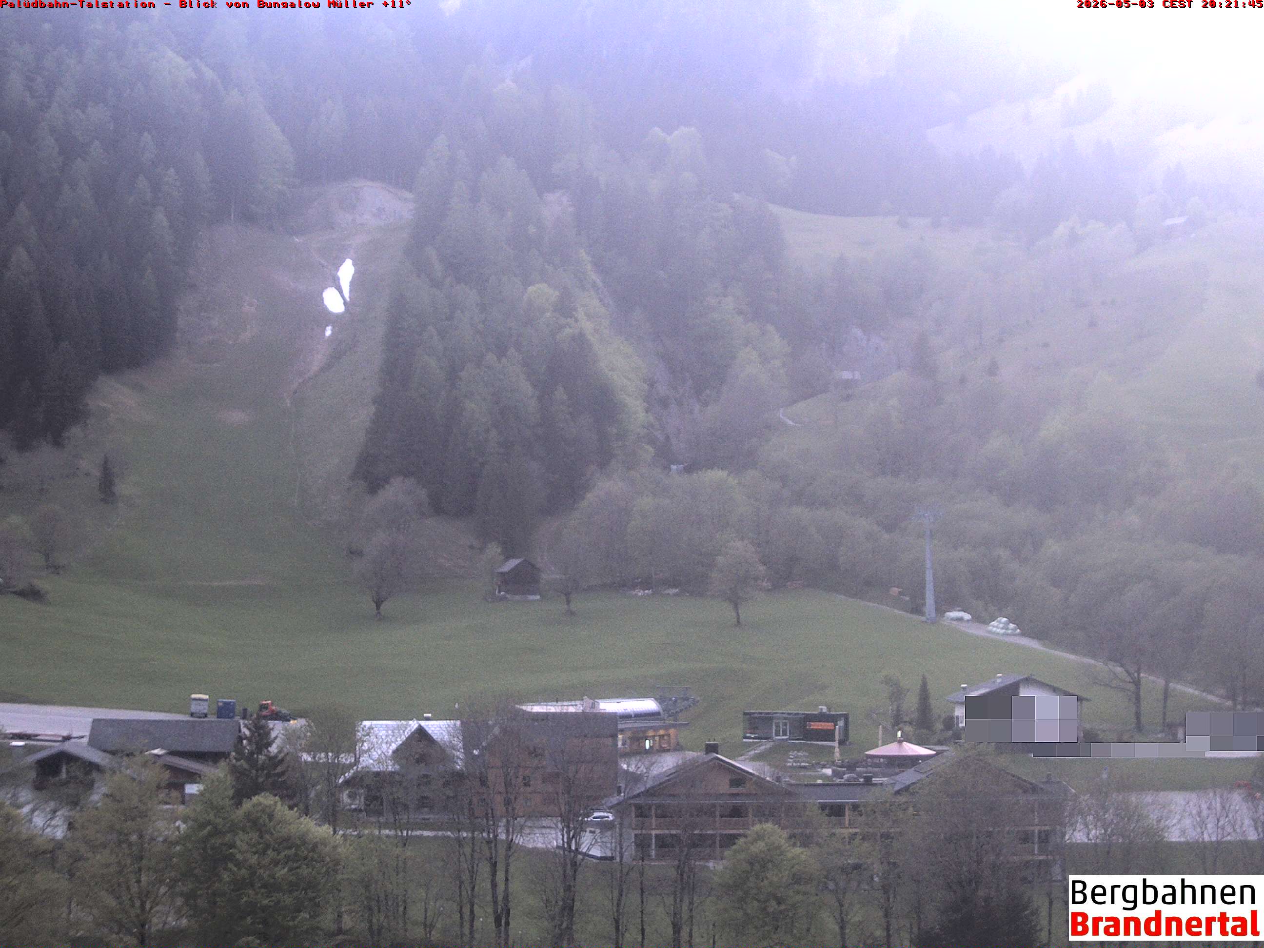 Blick auf Palüdbahn von Bungalow Müller