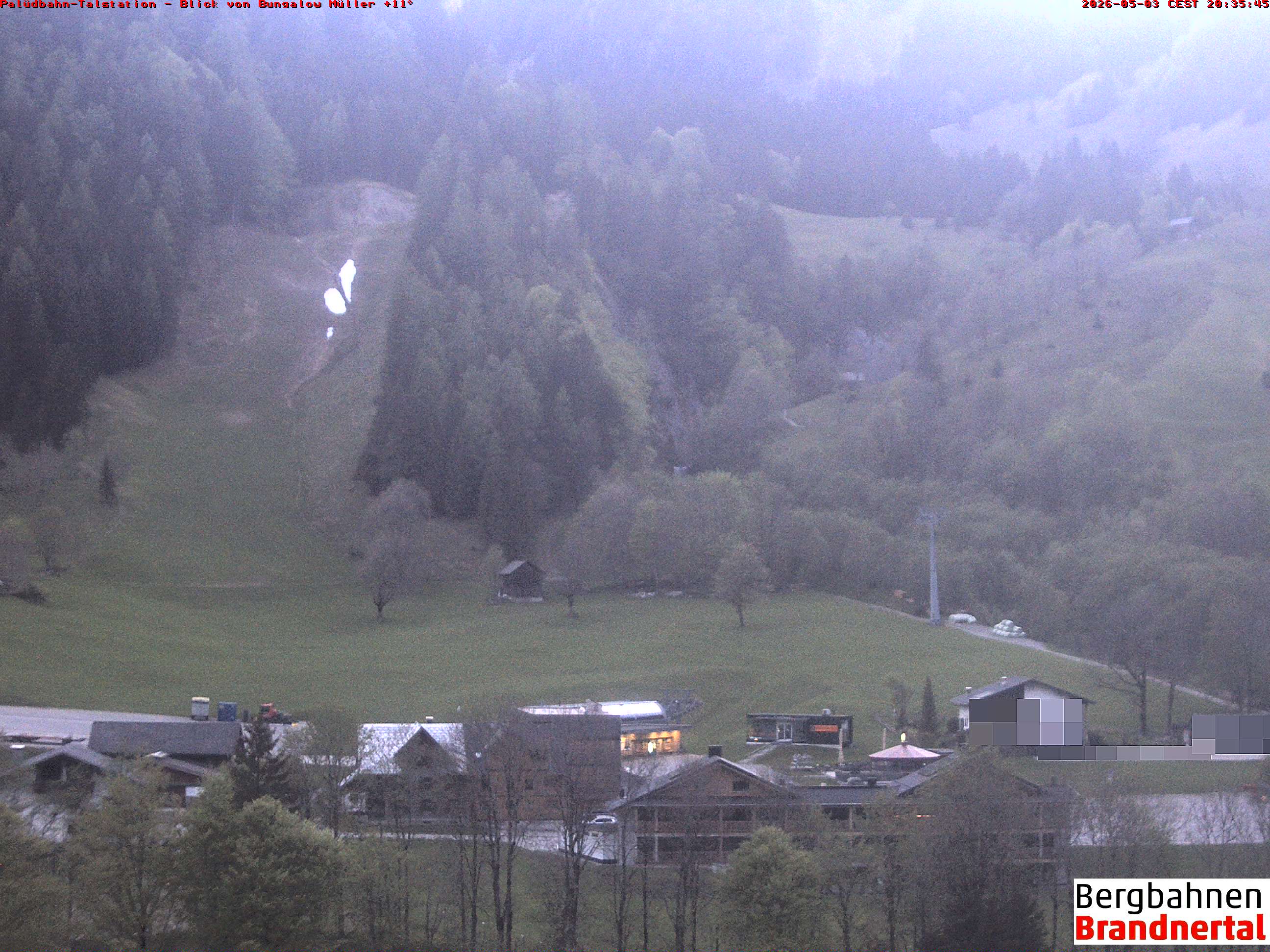 Blick auf Palüdbahn von Bungalow Müller