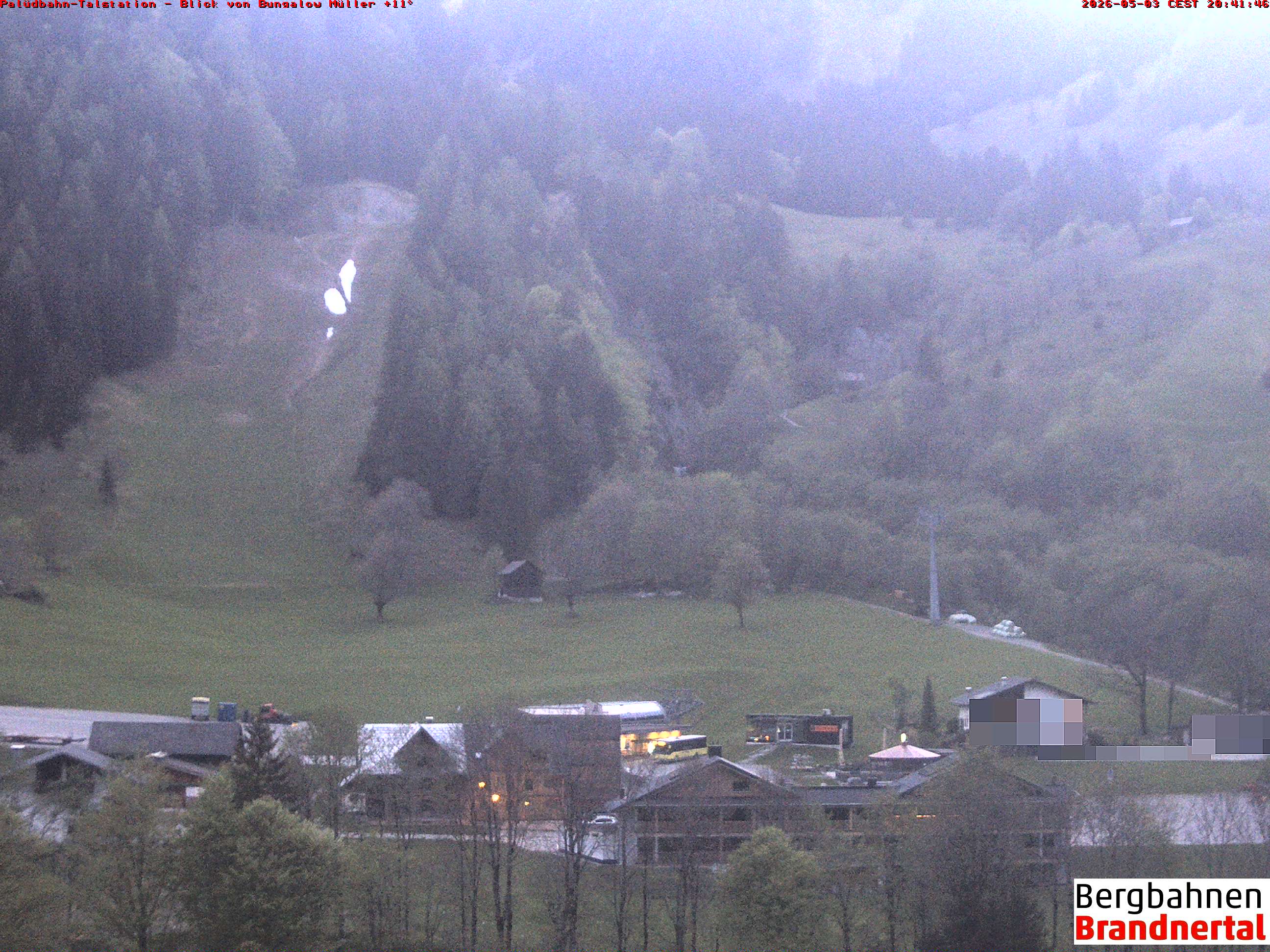 Blick auf Palüdbahn von Bungalow Müller