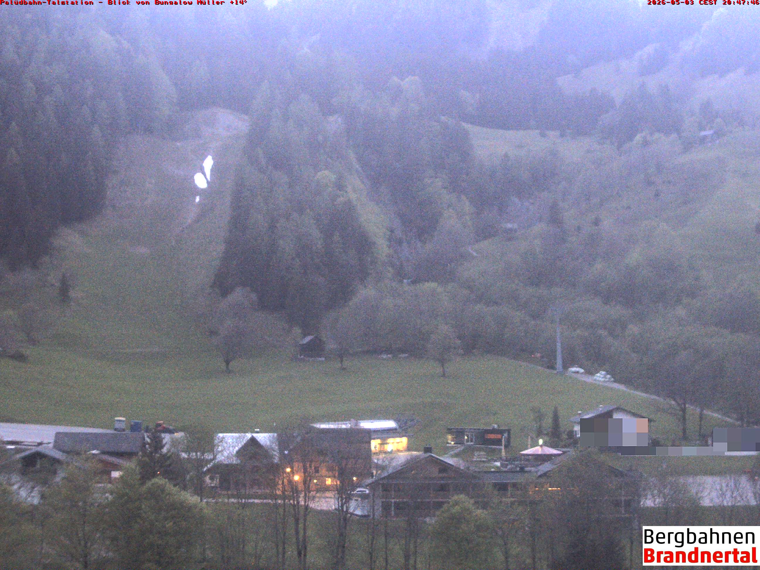 Blick auf Palüdbahn von Bungalow Müller