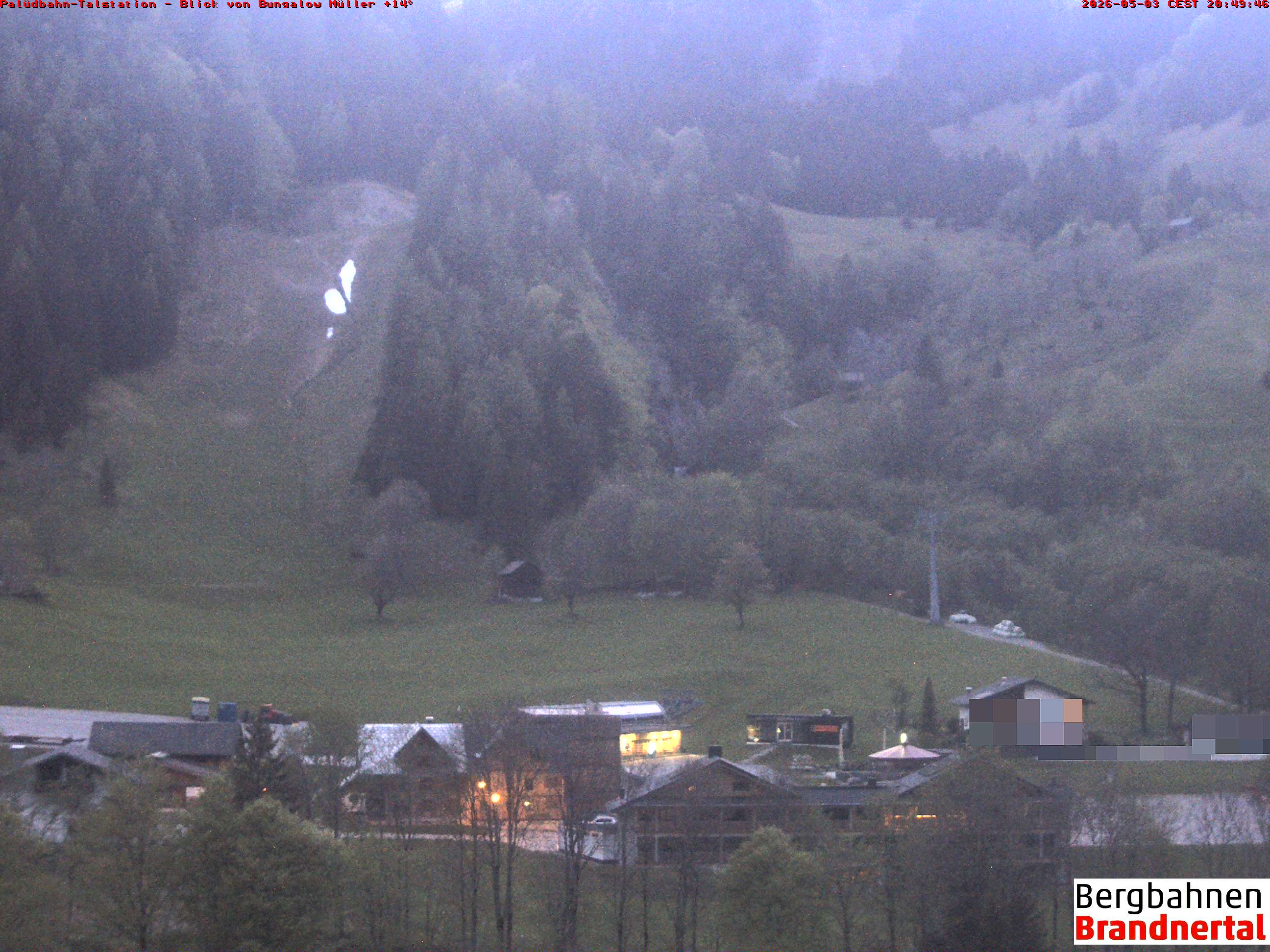 Blick auf Palüdbahn von Bungalow Müller