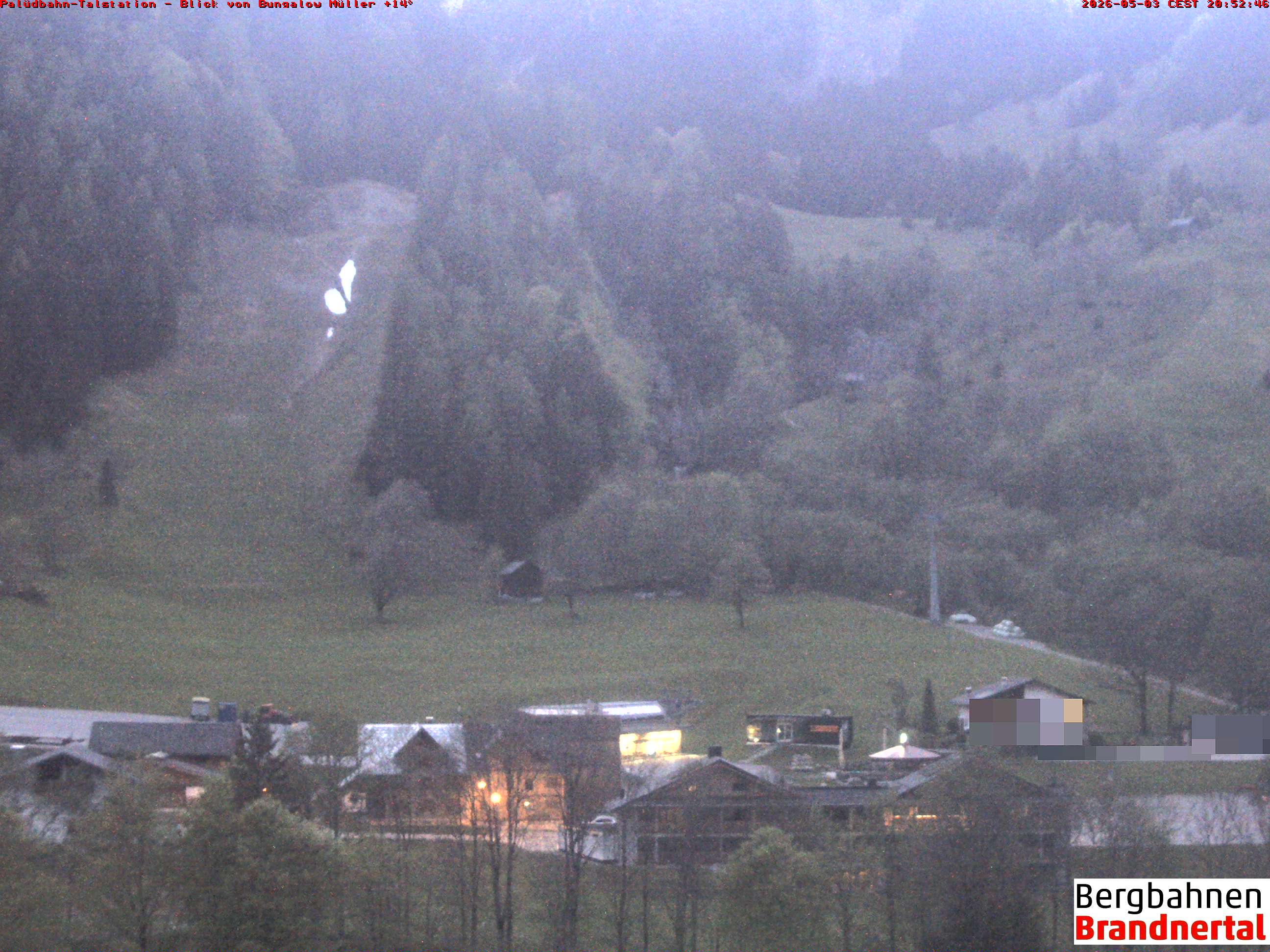 Blick auf Palüdbahn von Bungalow Müller