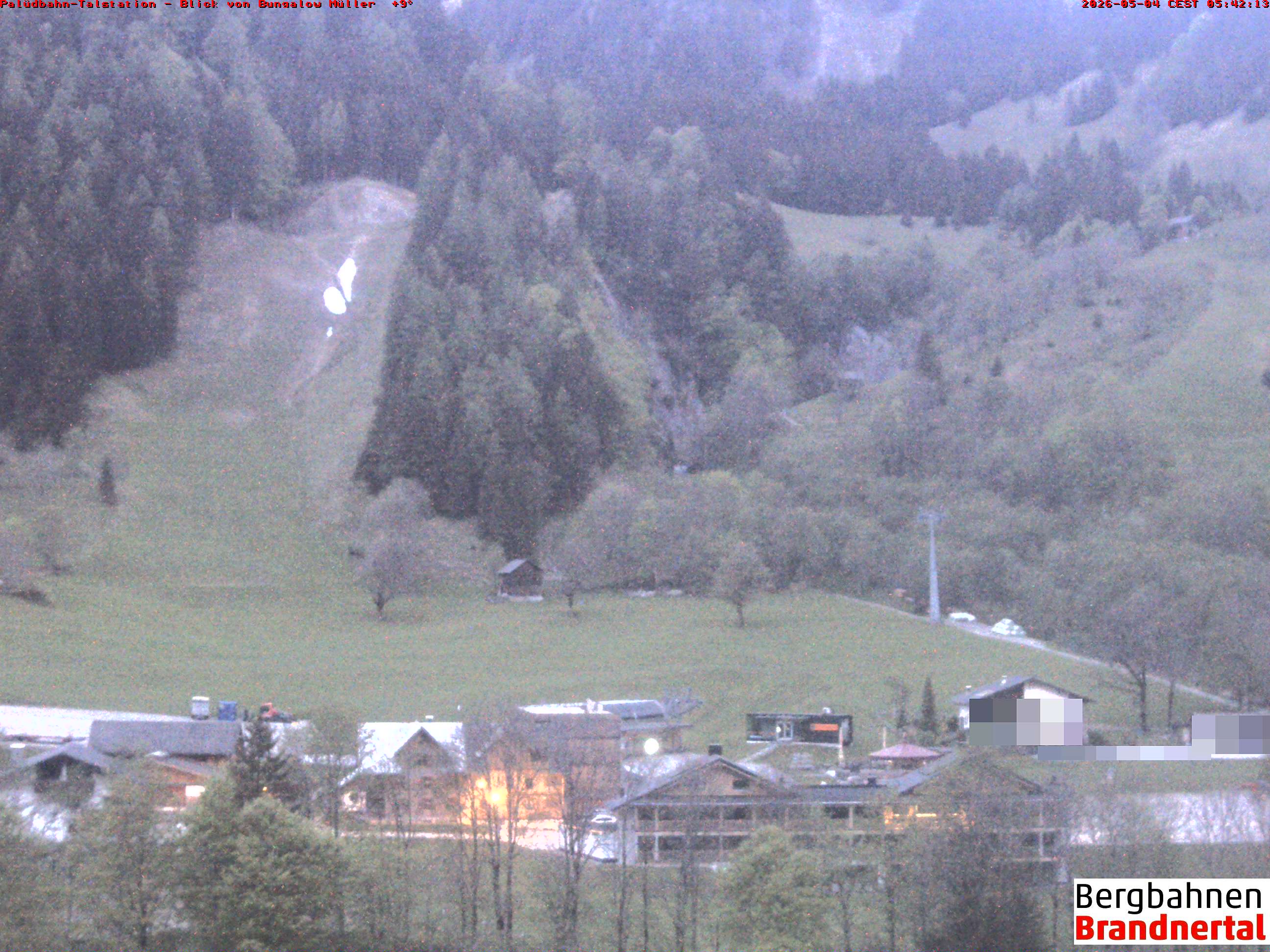 Blick auf Palüdbahn von Bungalow Müller