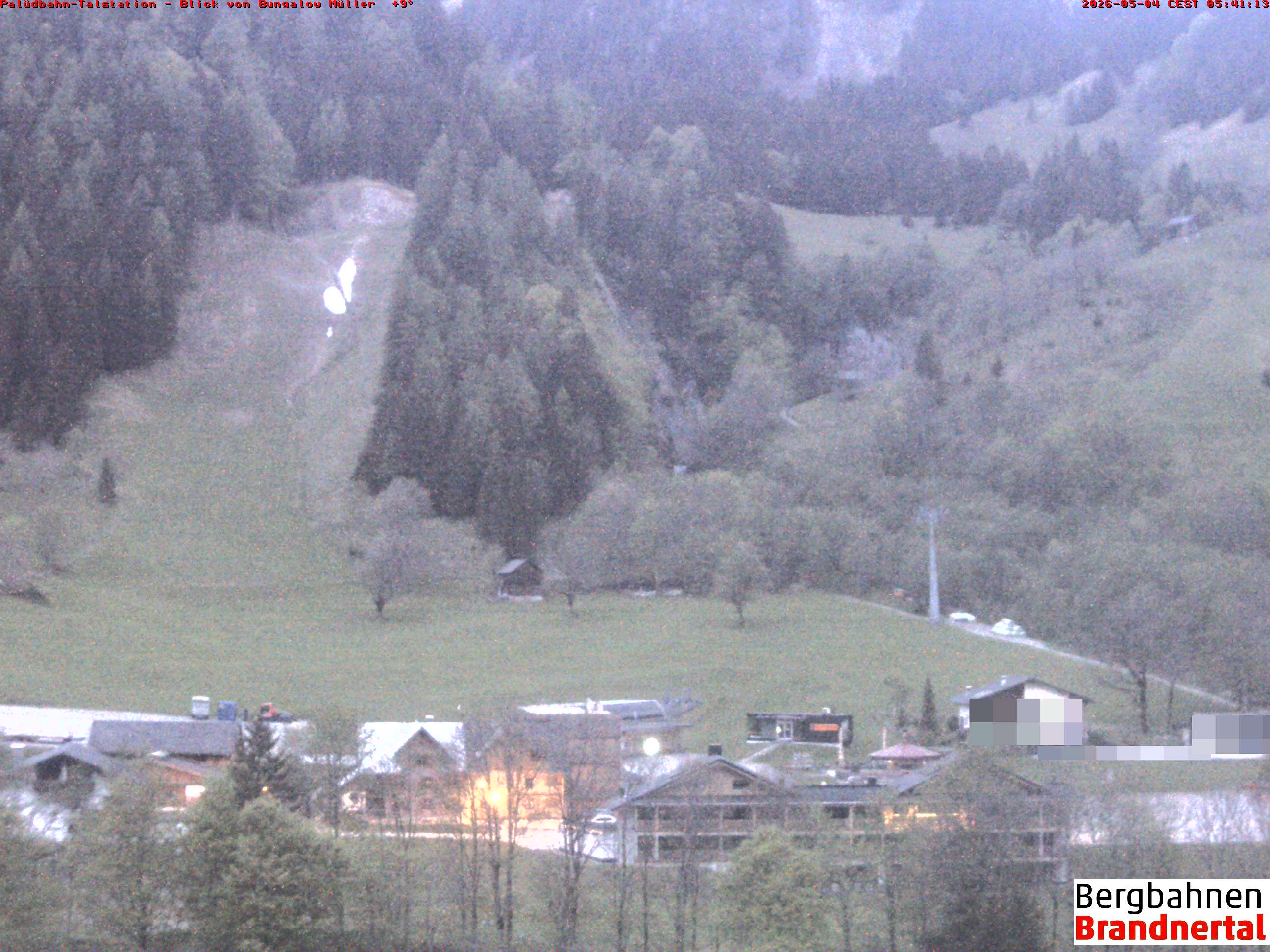 Blick auf Palüdbahn von Bungalow Müller