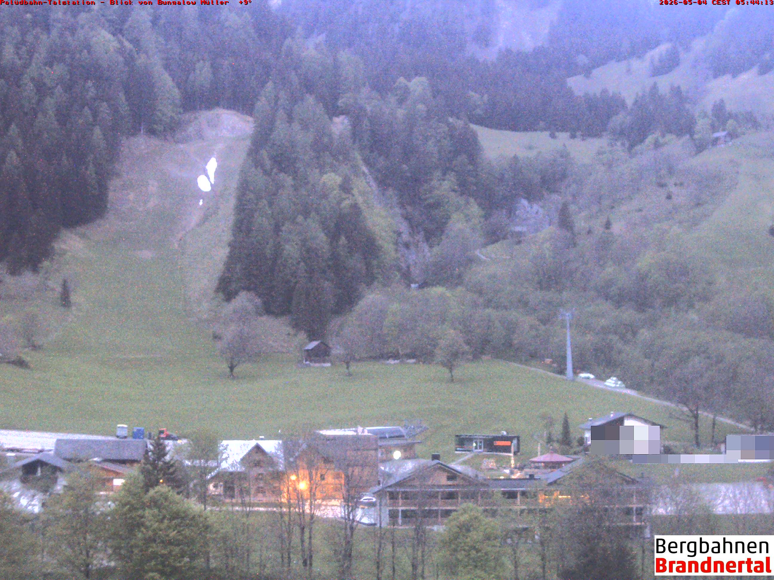 Blick auf Palüdbahn von Bungalow Müller