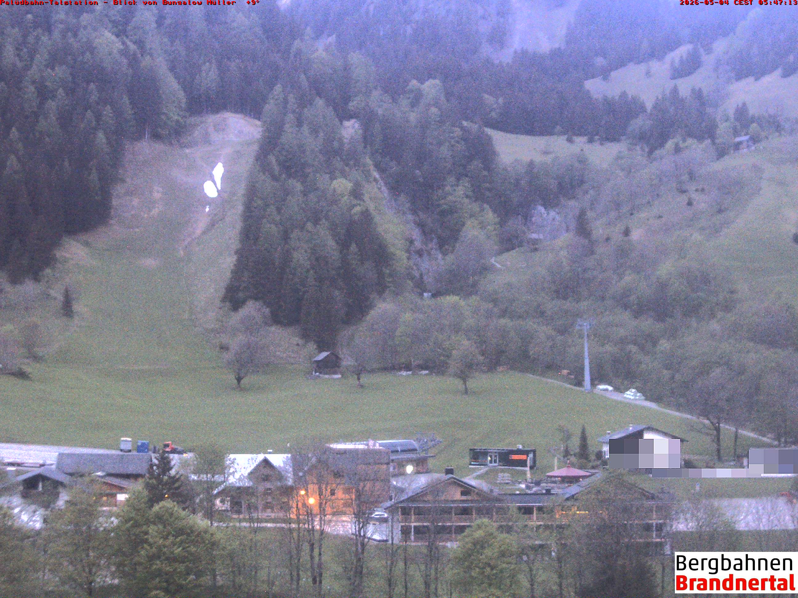 Blick auf Palüdbahn von Bungalow Müller