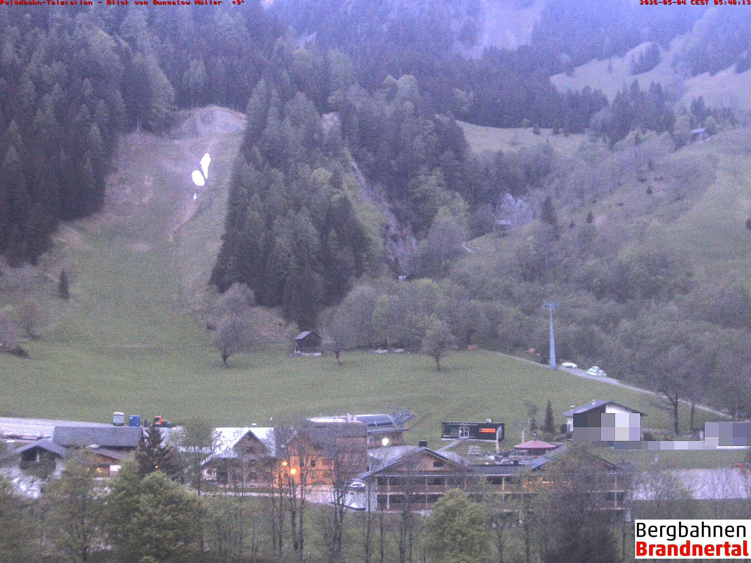 Blick auf Palüdbahn von Bungalow Müller