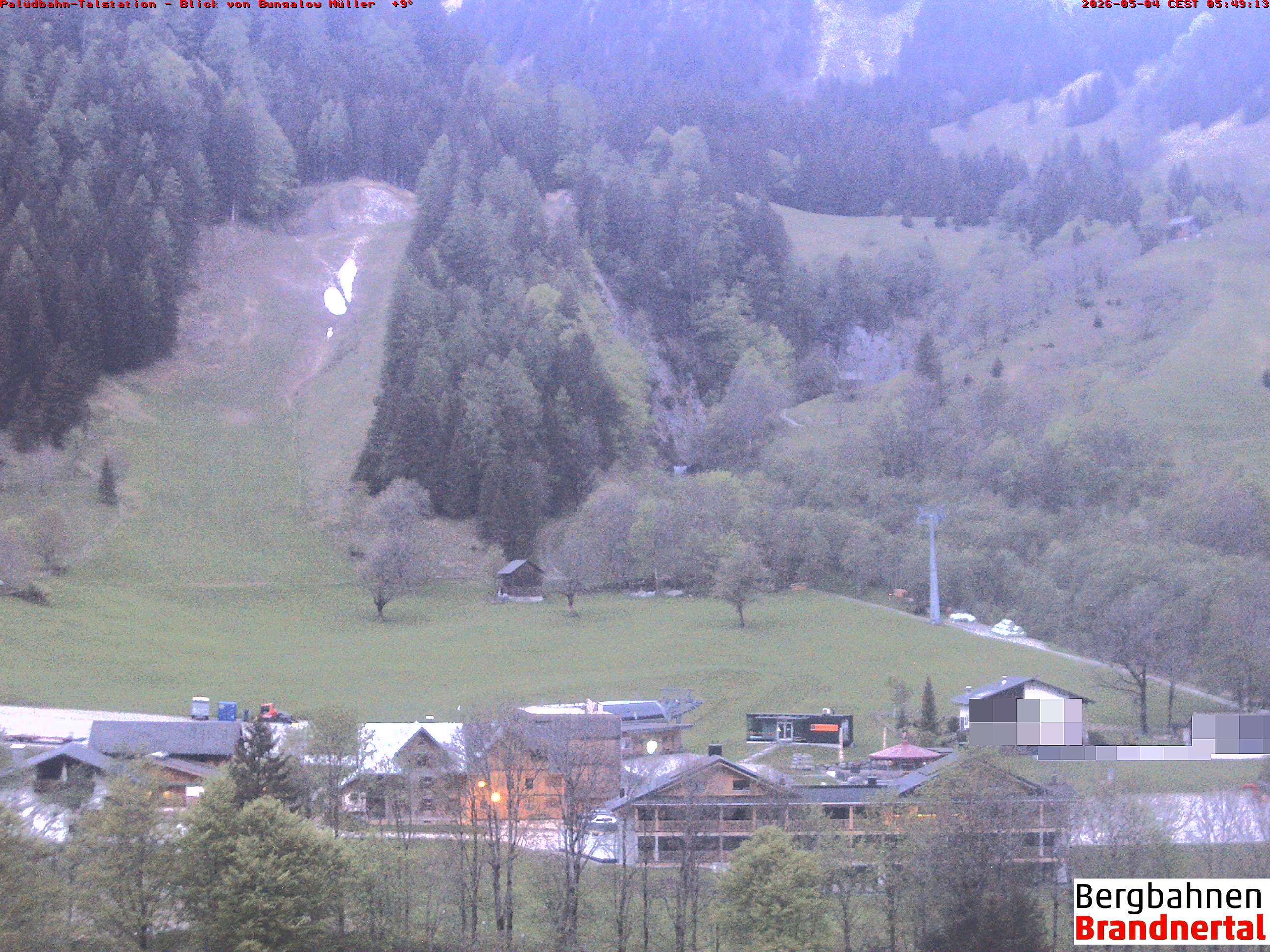 Blick auf Palüdbahn von Bungalow Müller