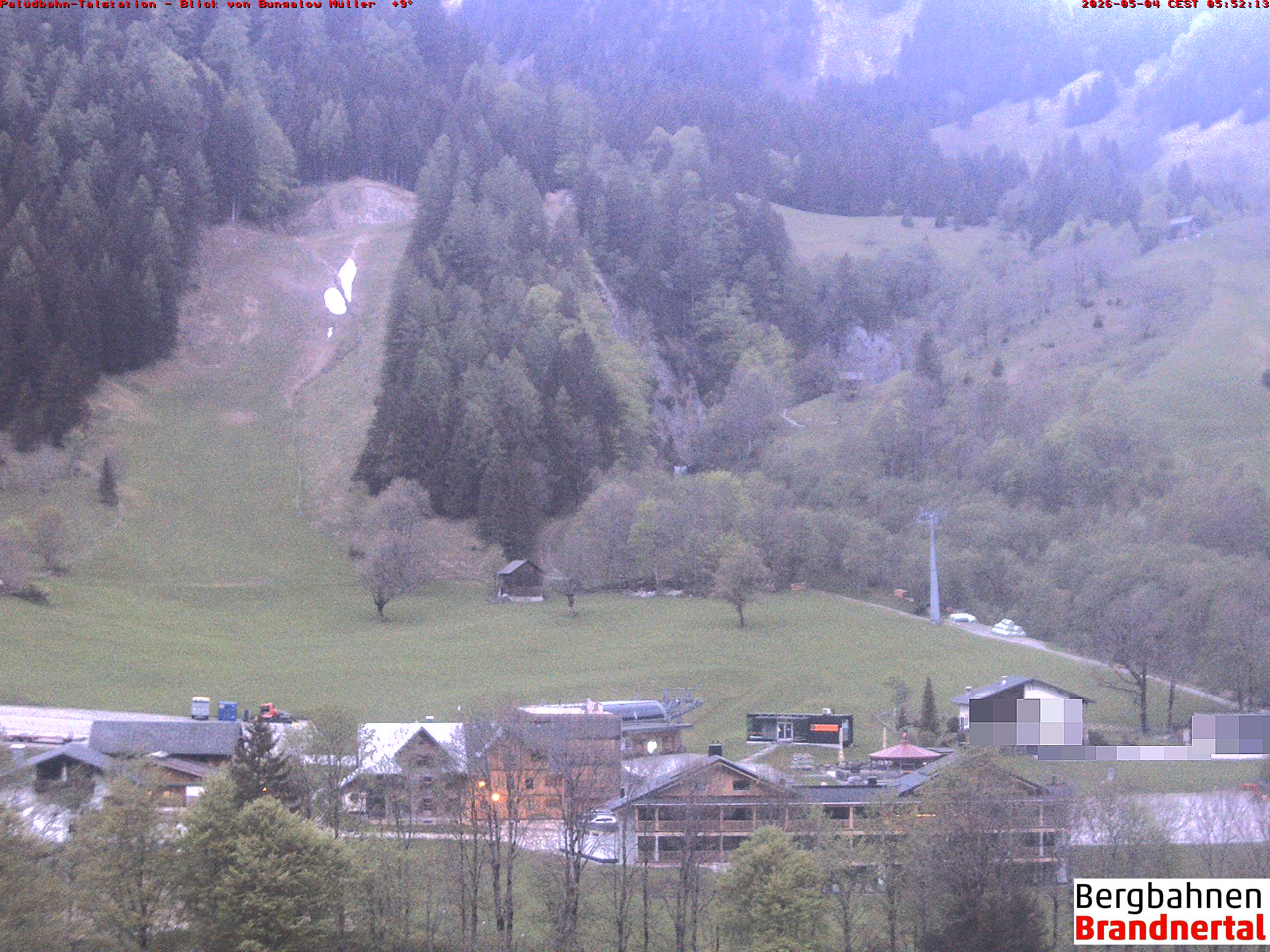 Blick auf Palüdbahn von Bungalow Müller
