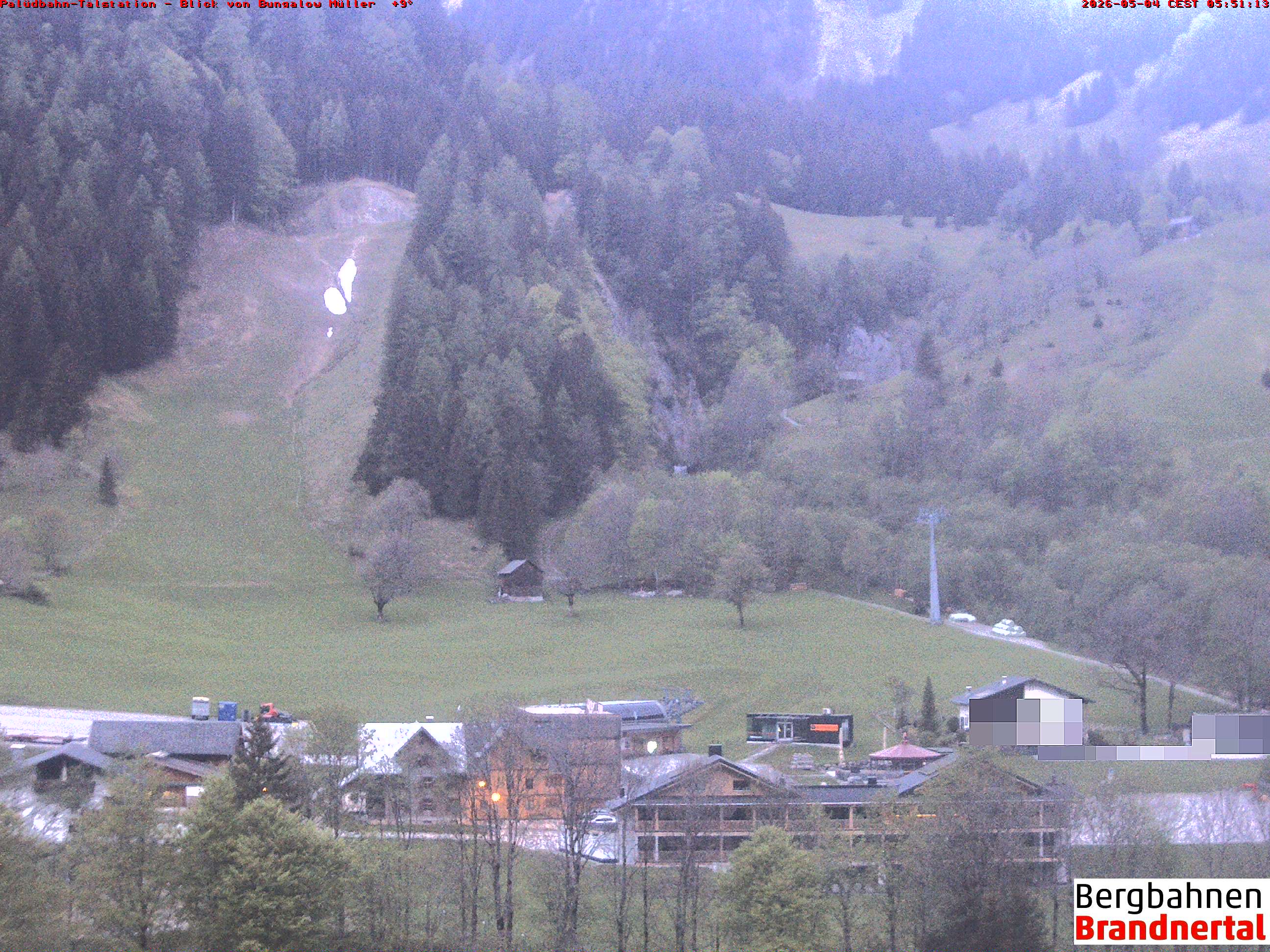 Blick auf Palüdbahn von Bungalow Müller