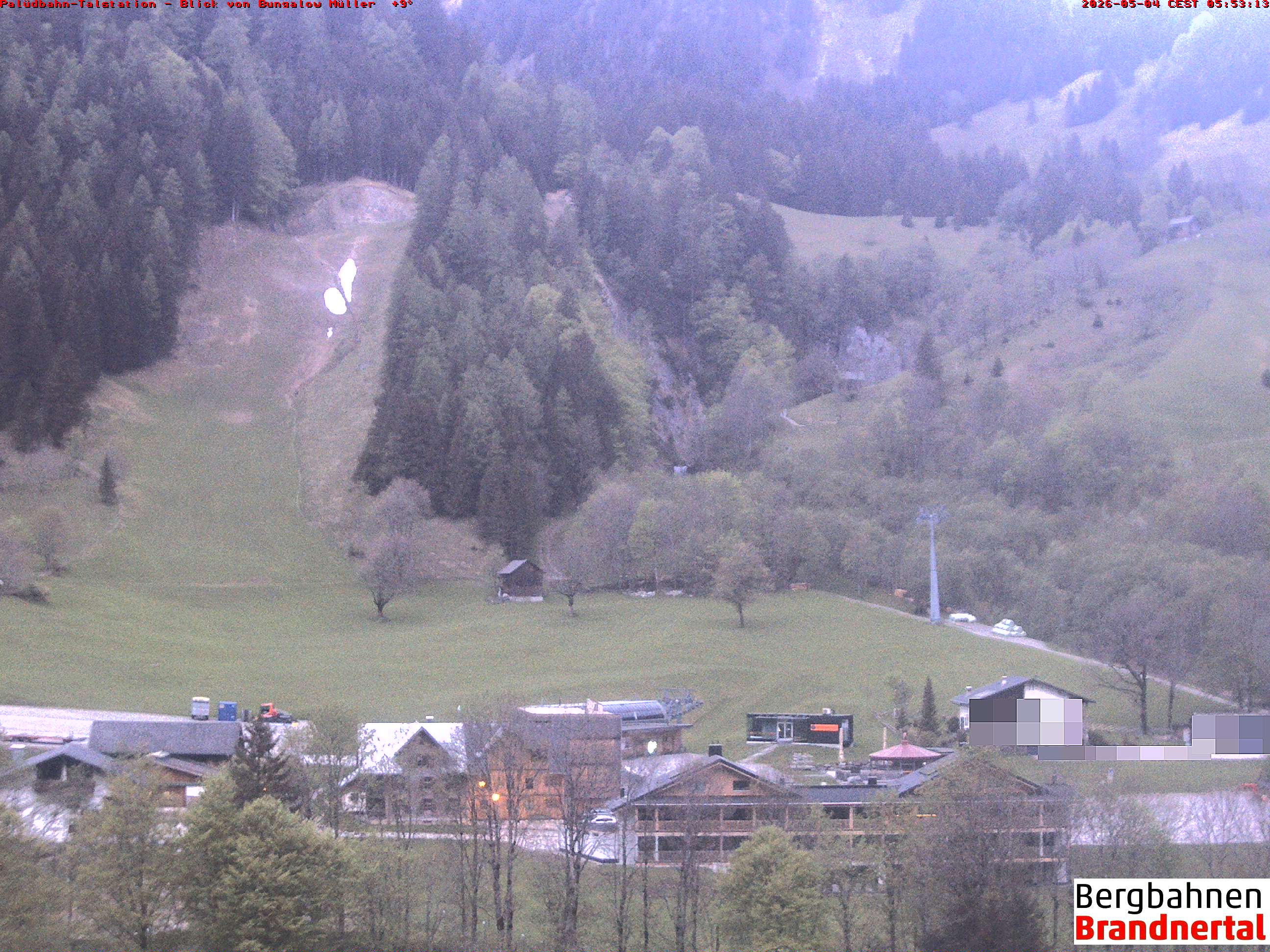 Blick auf Palüdbahn von Bungalow Müller