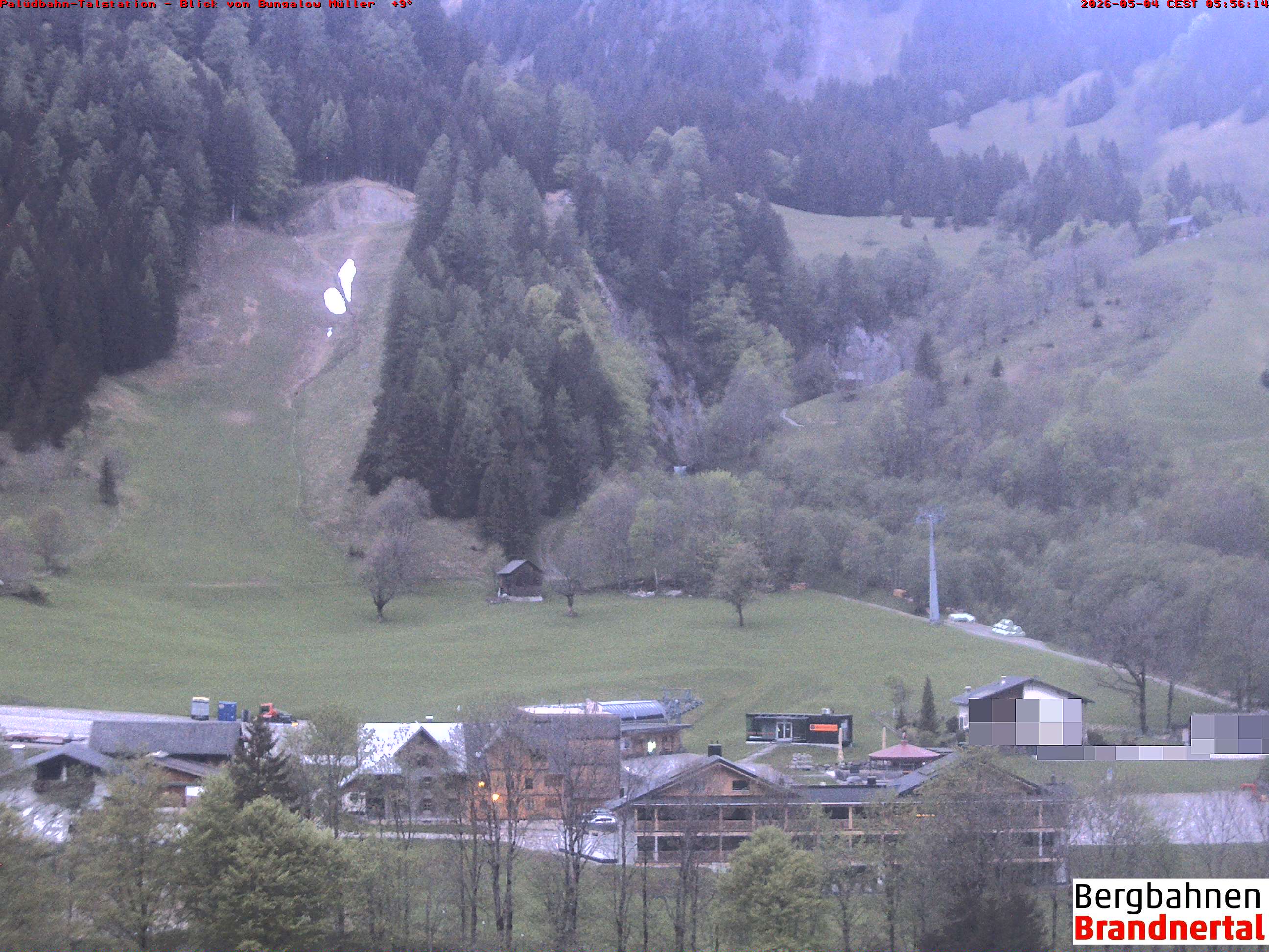Blick auf Palüdbahn von Bungalow Müller