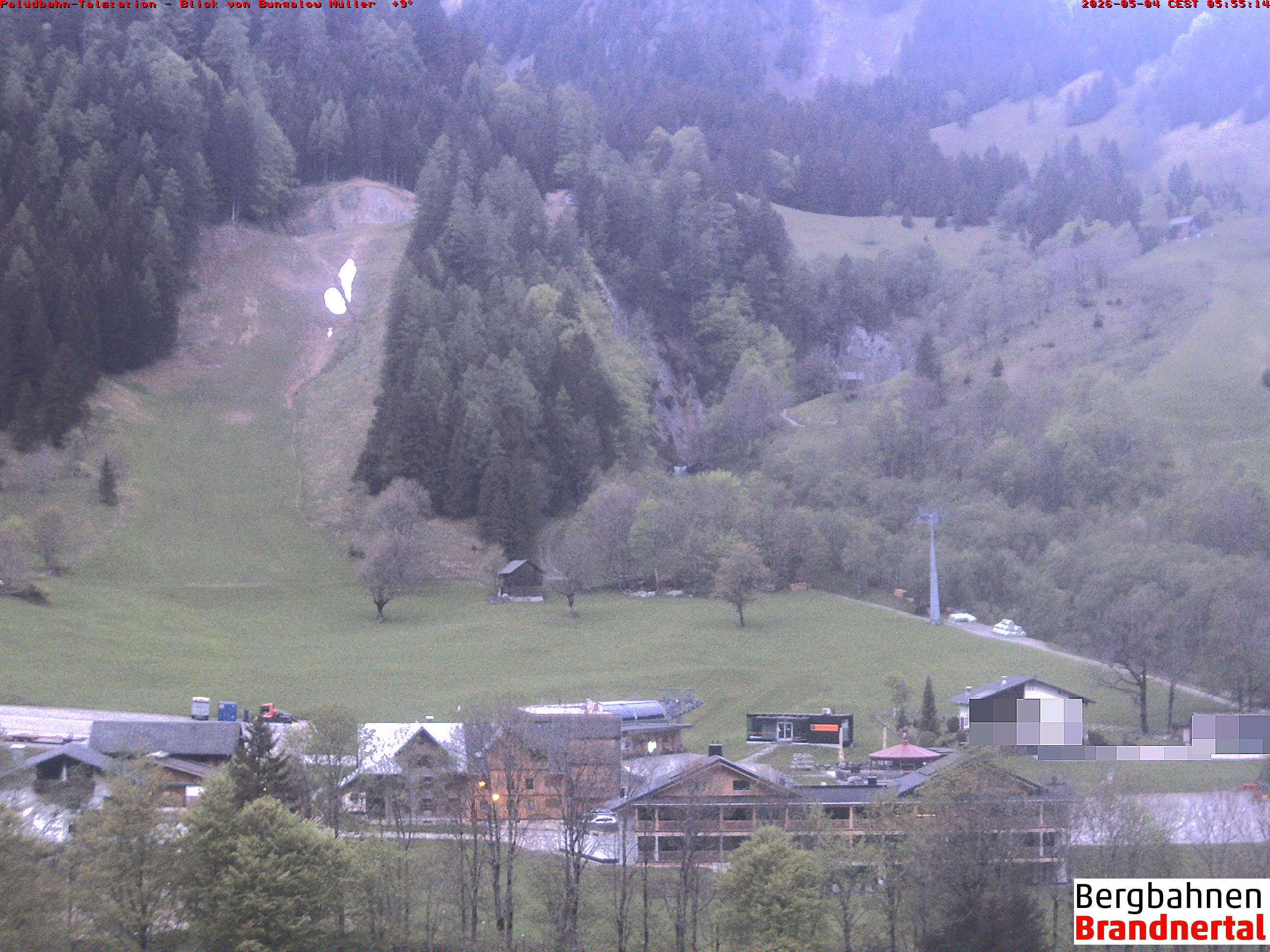 Blick auf Palüdbahn von Bungalow Müller