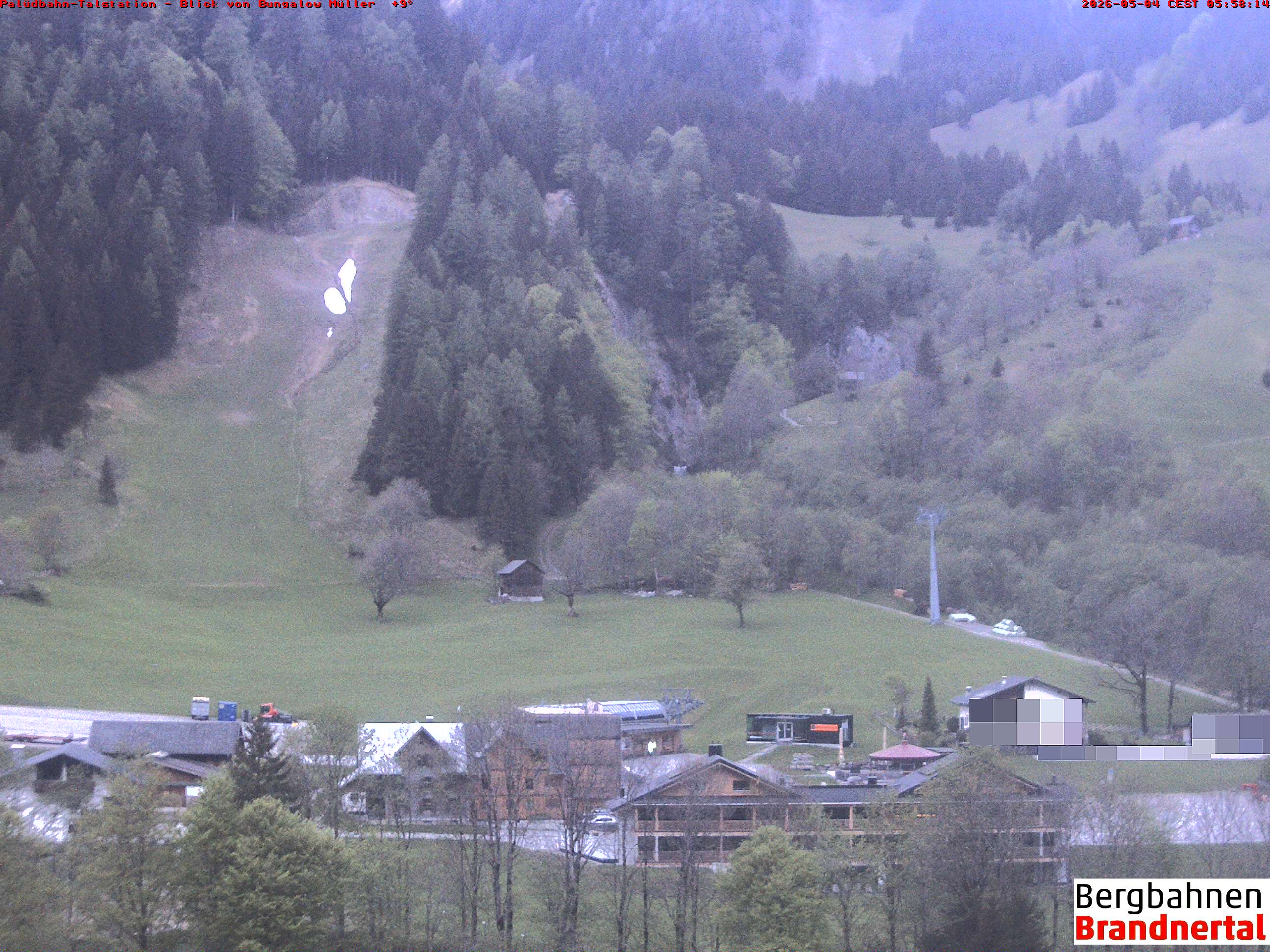 Blick auf Palüdbahn von Bungalow Müller