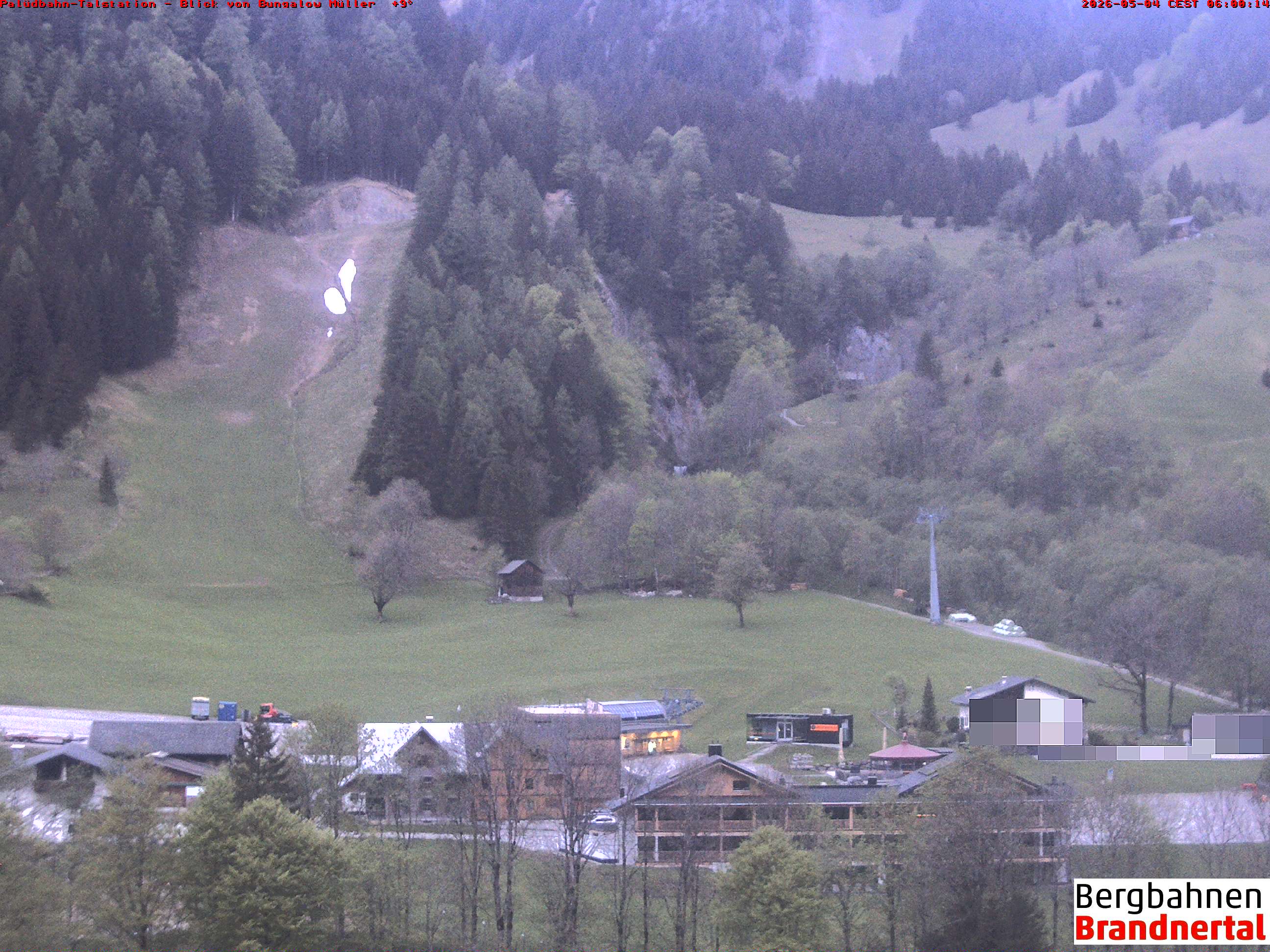 Blick auf Palüdbahn von Bungalow Müller