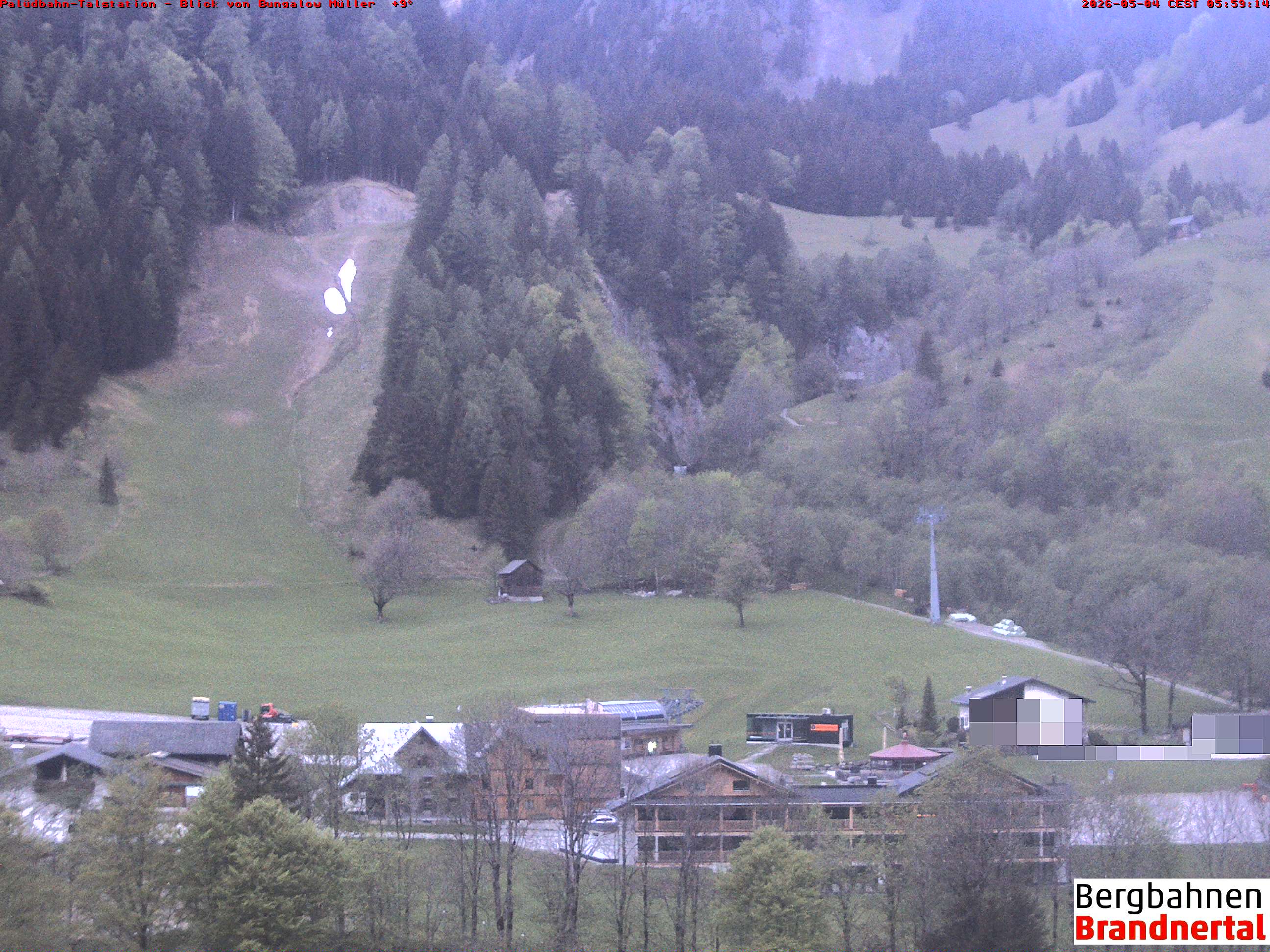 Blick auf Palüdbahn von Bungalow Müller